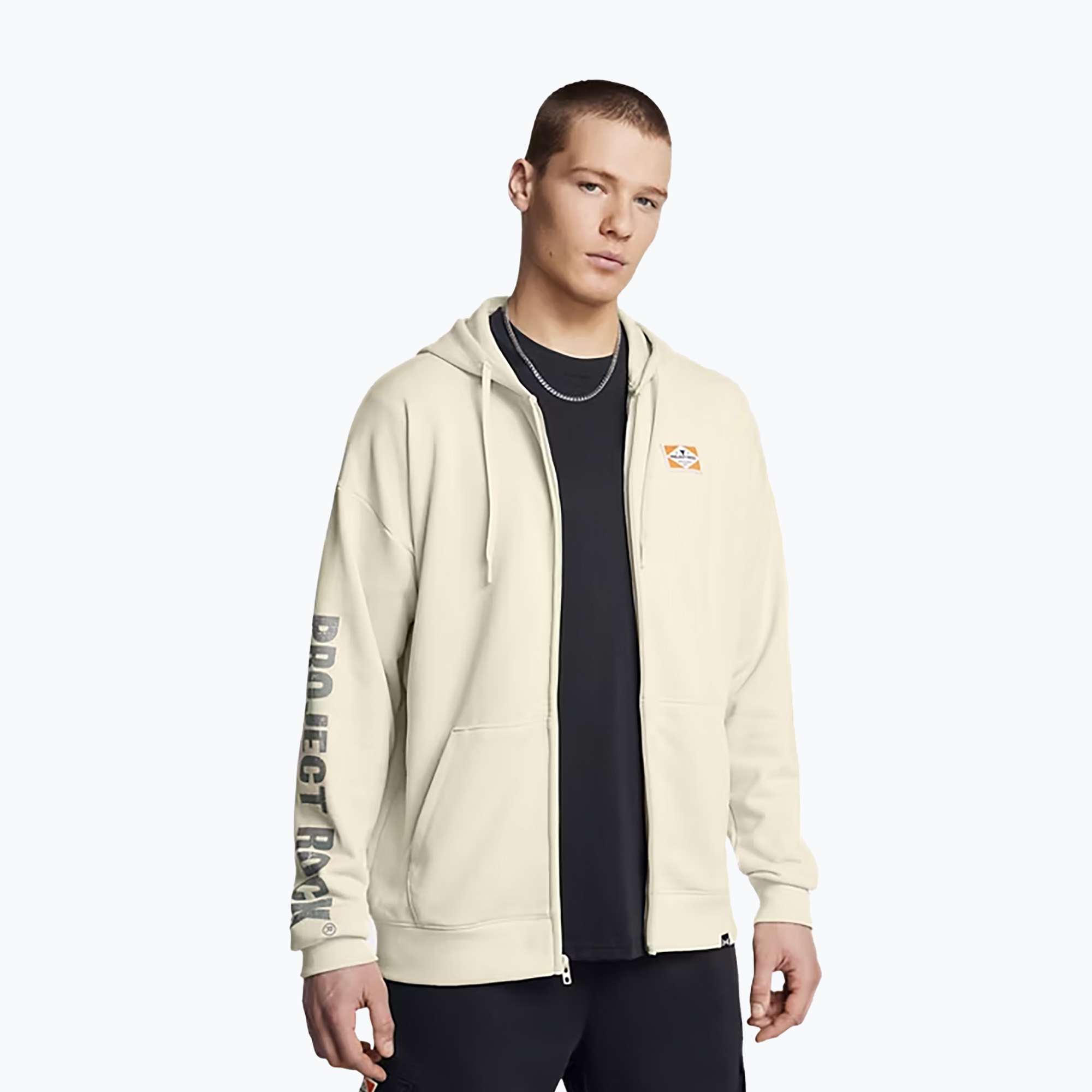 Pánska mikina Under Armour Project Rock HWT Full Zip silt/clay green (Project Rock HWT Full Zip 1386898-273)