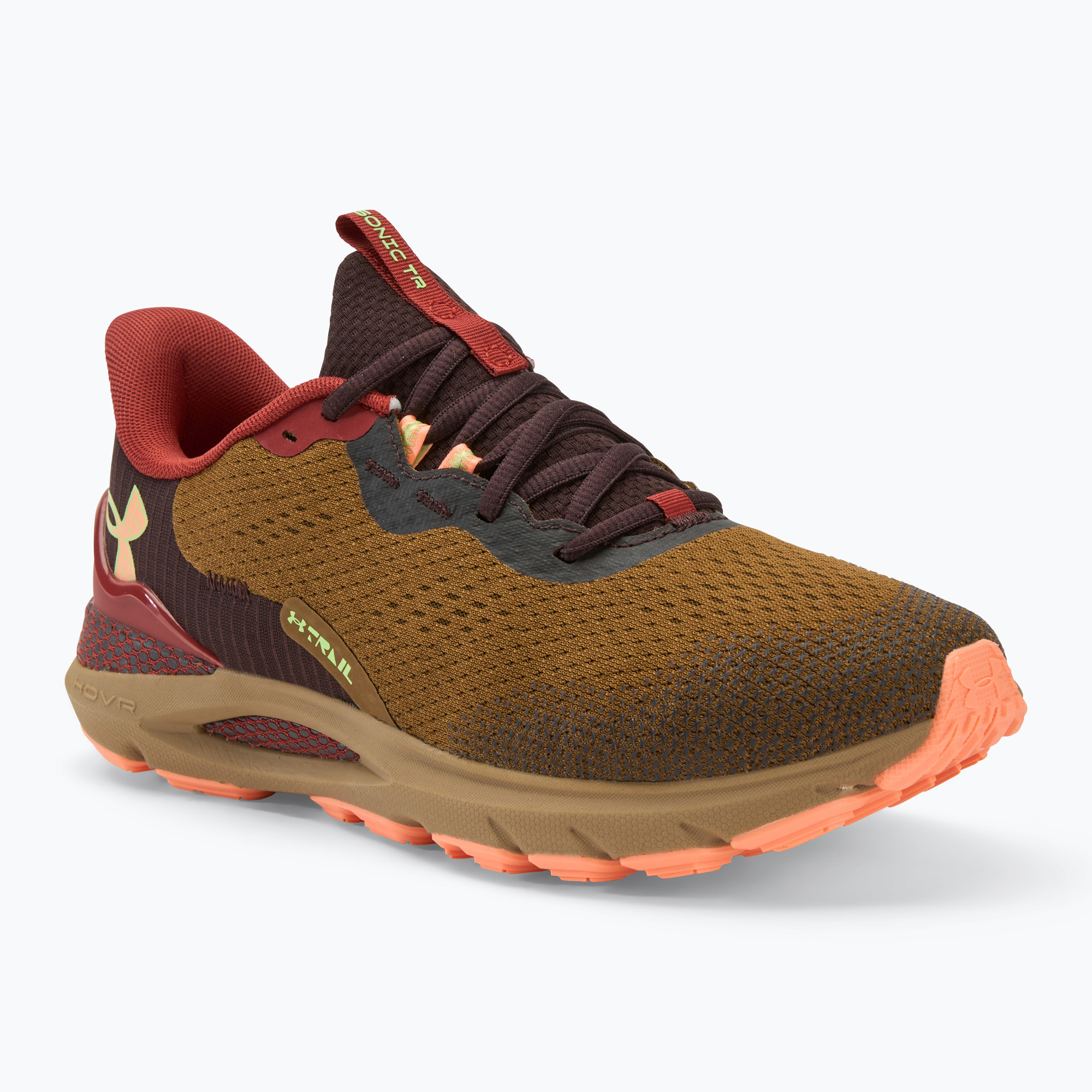 Pánska bežecká obuv Under Armour Sonic Trail coyote/earthen orange/flare orange (Sonic Trail 3027764-202)