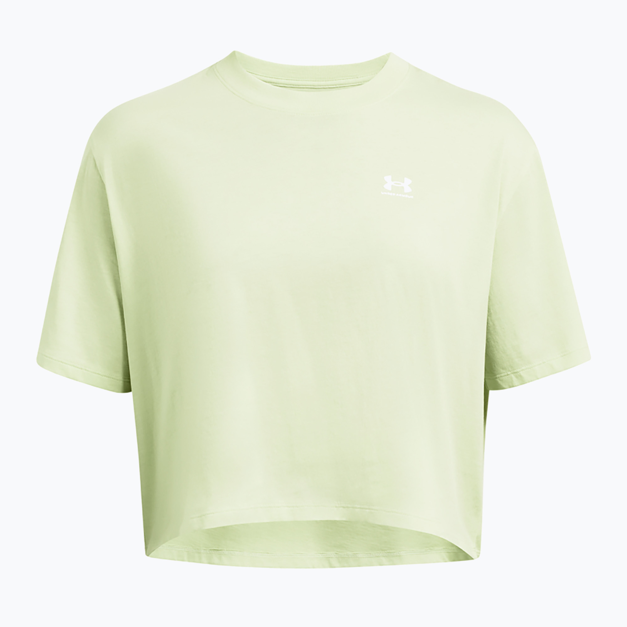 Dámske tréningové tričko Under Armour (Boxy Crop Logo 1386845-383)