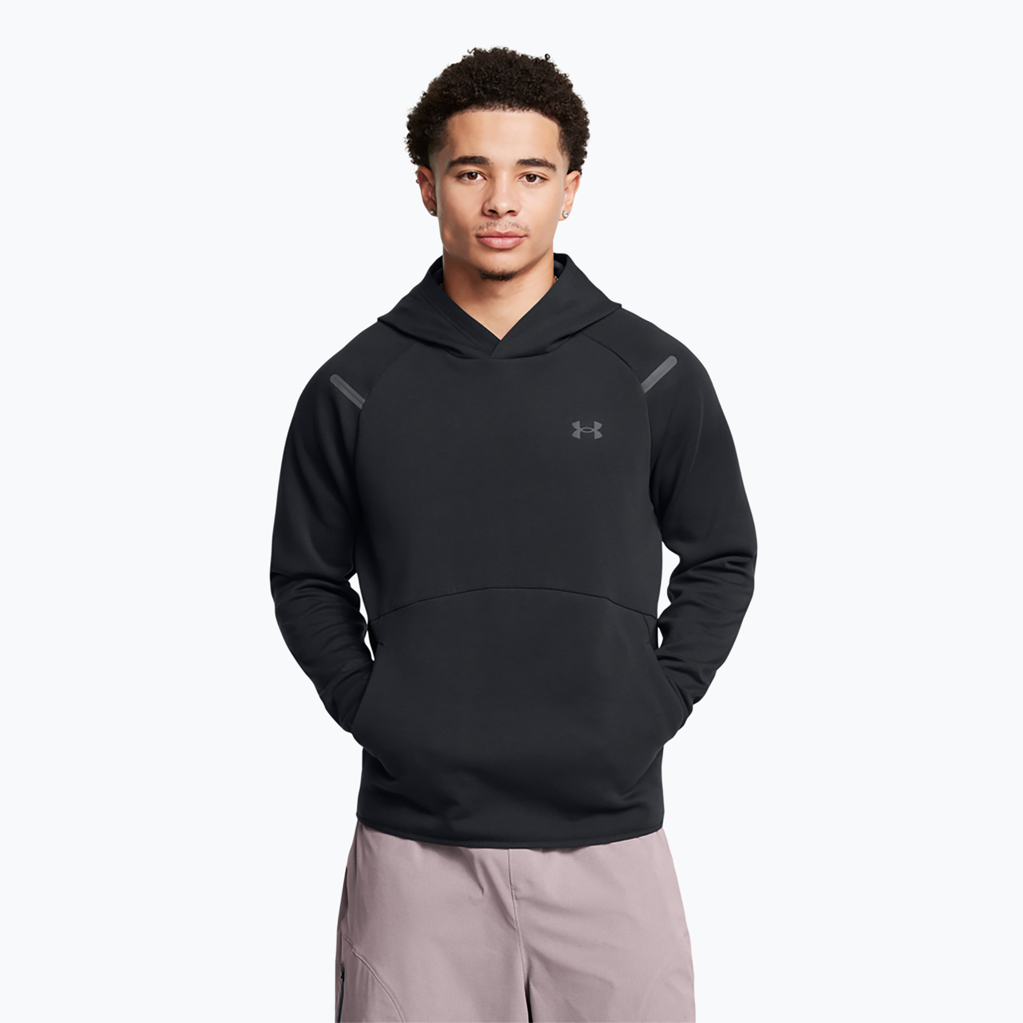 Pánska mikina Under Armour Unstoppable Fleece Jgr black/black (Unstoppable Fleece Jgr 1389350-001)