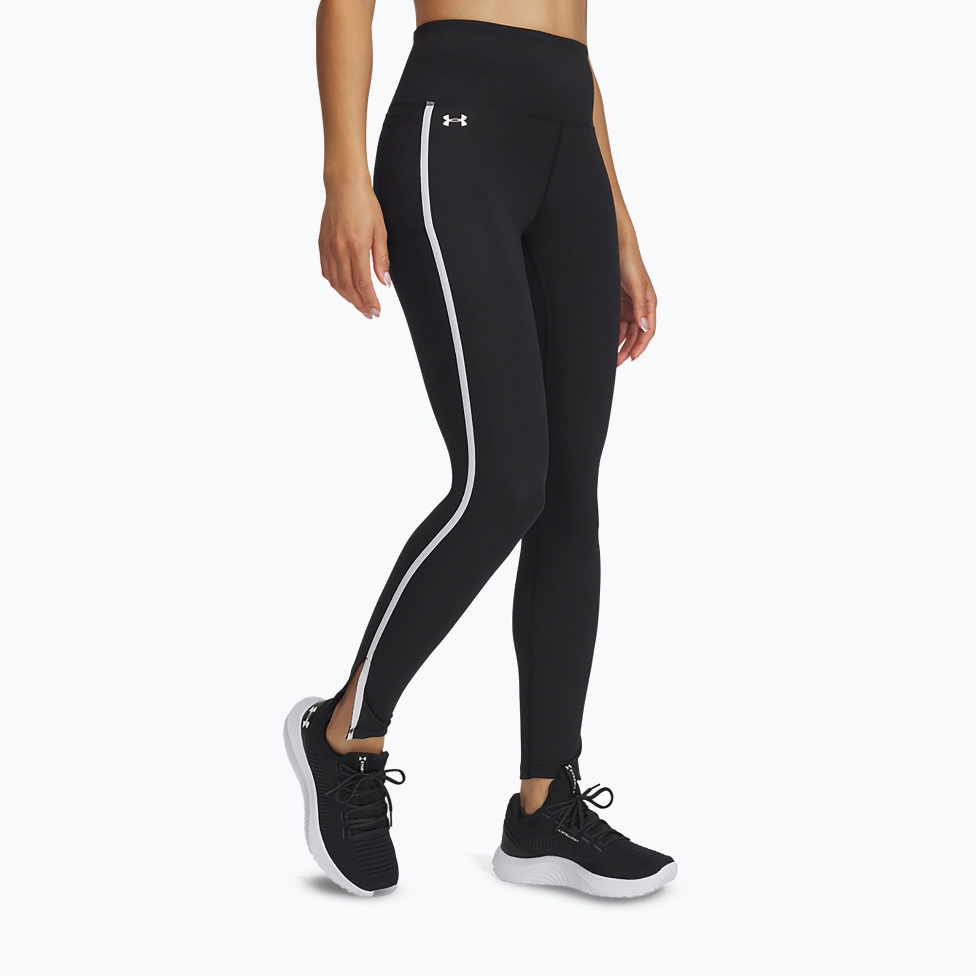 Dámske legíny Under Armour Motion Piped black/white/white (Motion Piped 1389793-001)