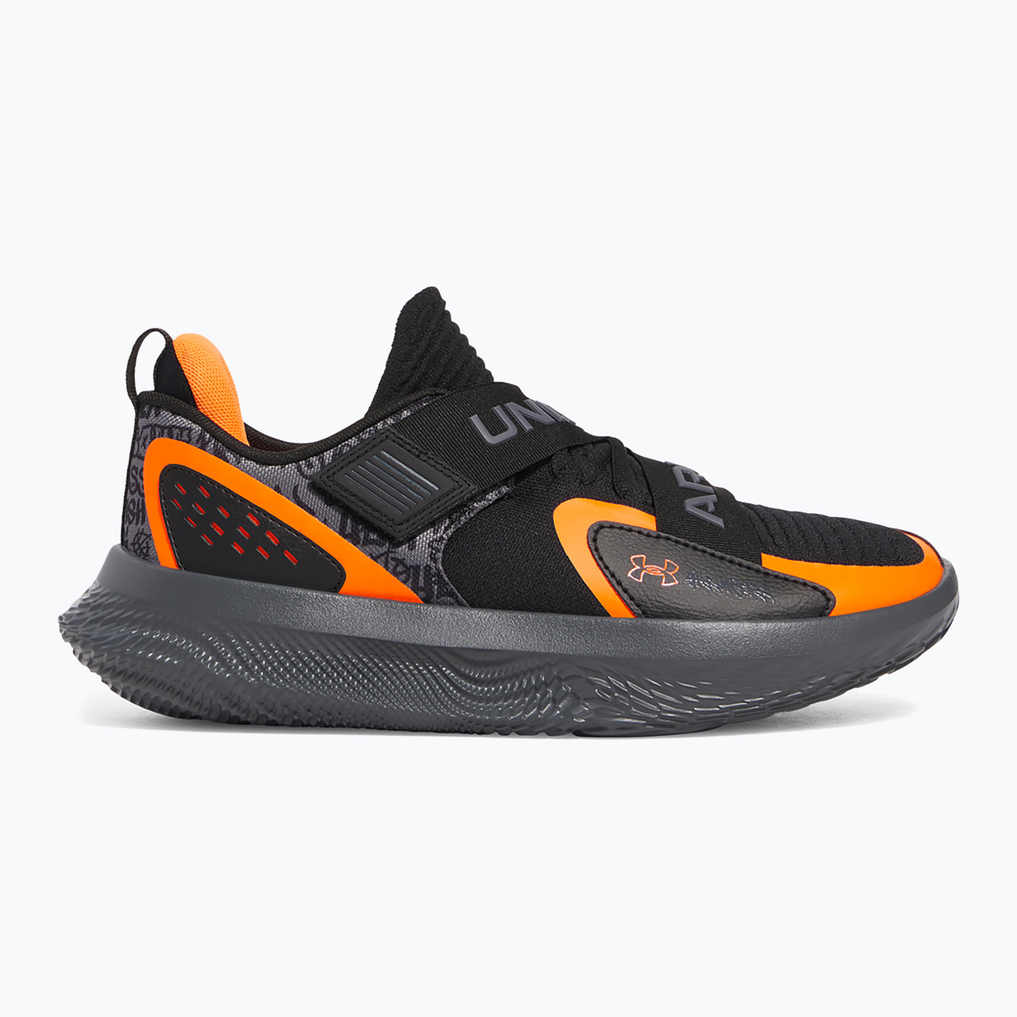 Basketbalová obuv Under Armour Flow Futr X 4 UAA black/castlerock/blaze orange (Flow Futr X 4 UAA 3028830-001)