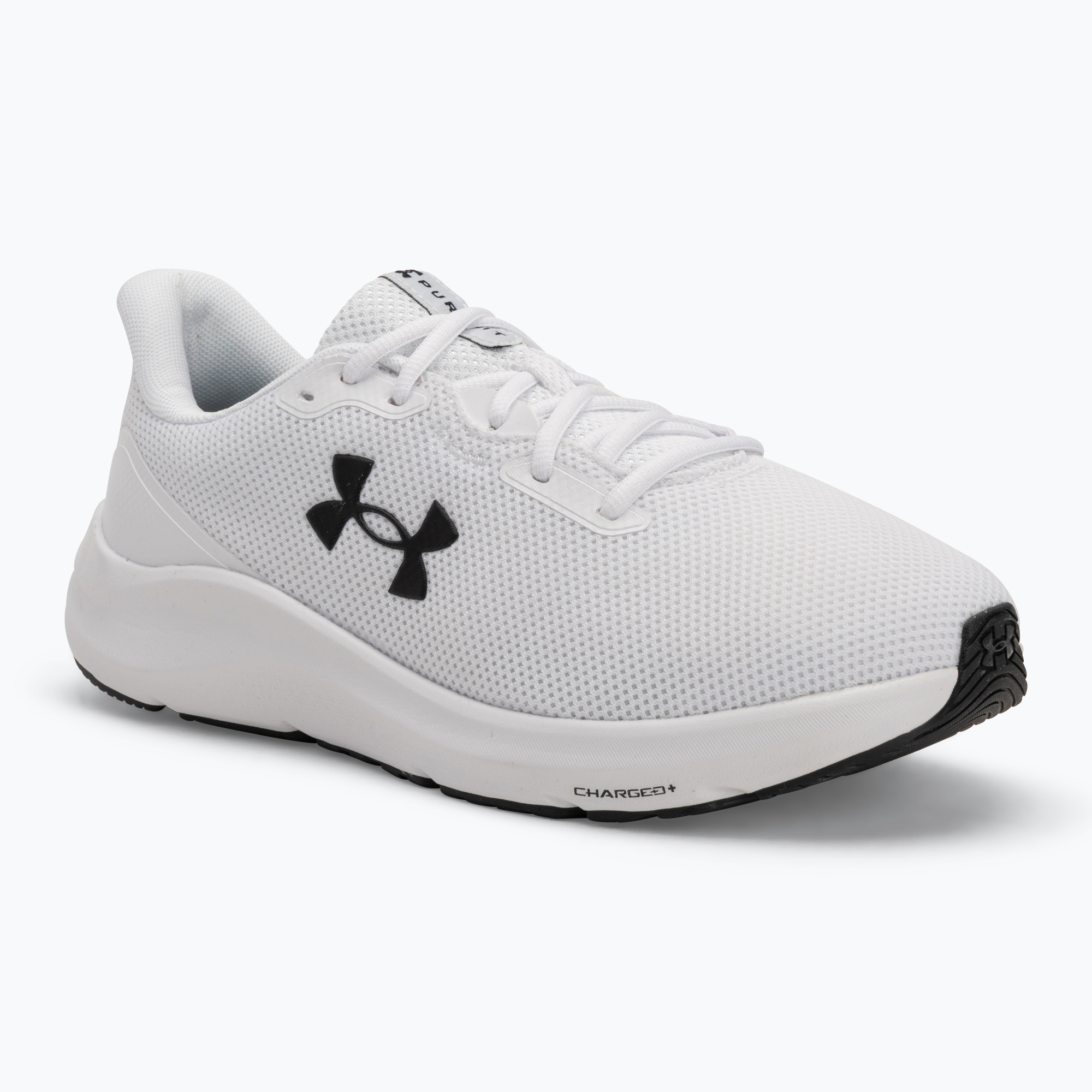 Pánske bežecké topánky Under Armour Charged Pursuit 4 white/white/black (Charged Pursuit 4 3028254-100)