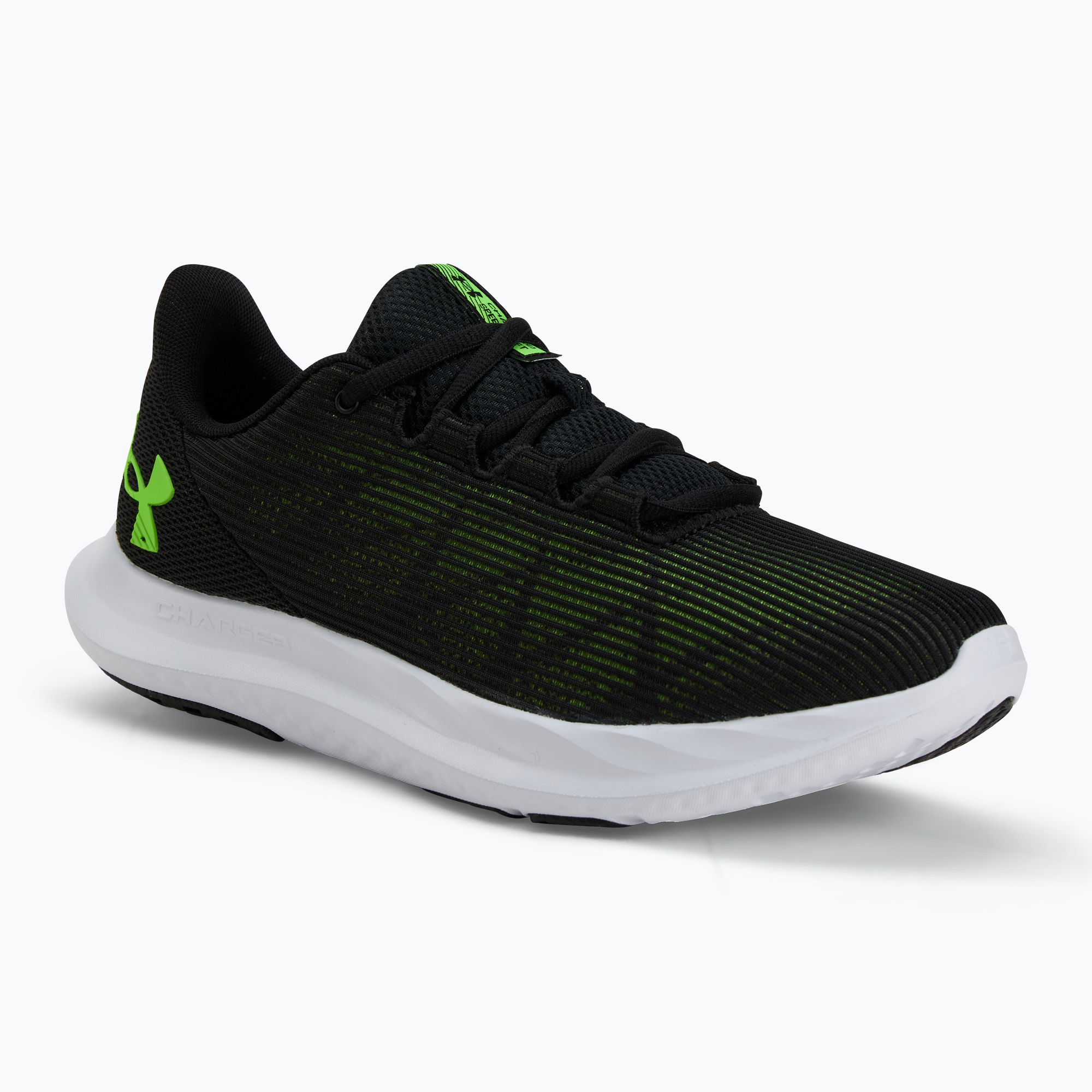 Pánske bežecké topánky Under Armour Charged Speed Swift black/black/hyper green (Charged Speed Swift 3026999-005)