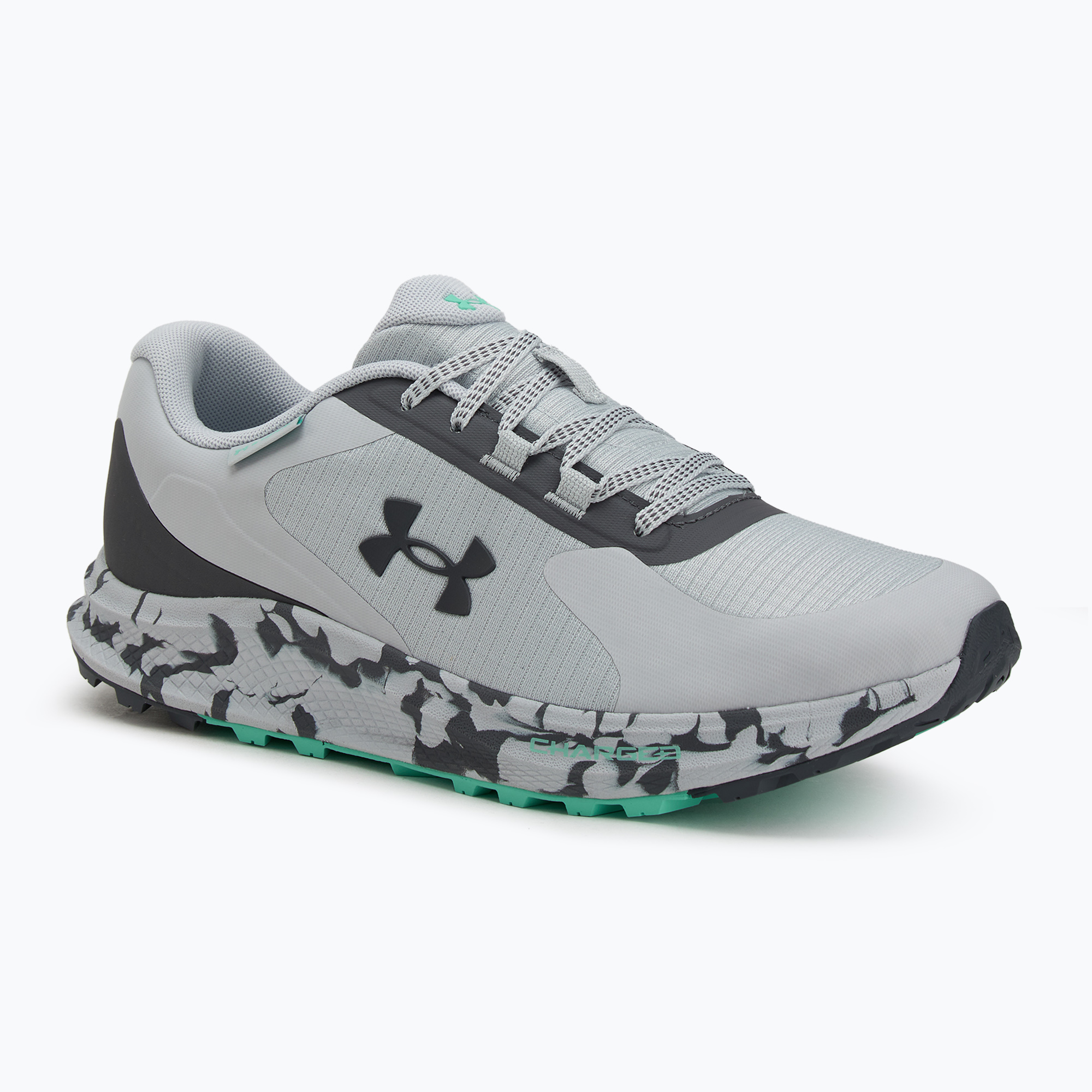 Pánske bežecké topánky Under Armour Charged Bandit Trail 3 halo gray/castlerock/castlerock (Charged Bandit Trail 3 3028657-014)