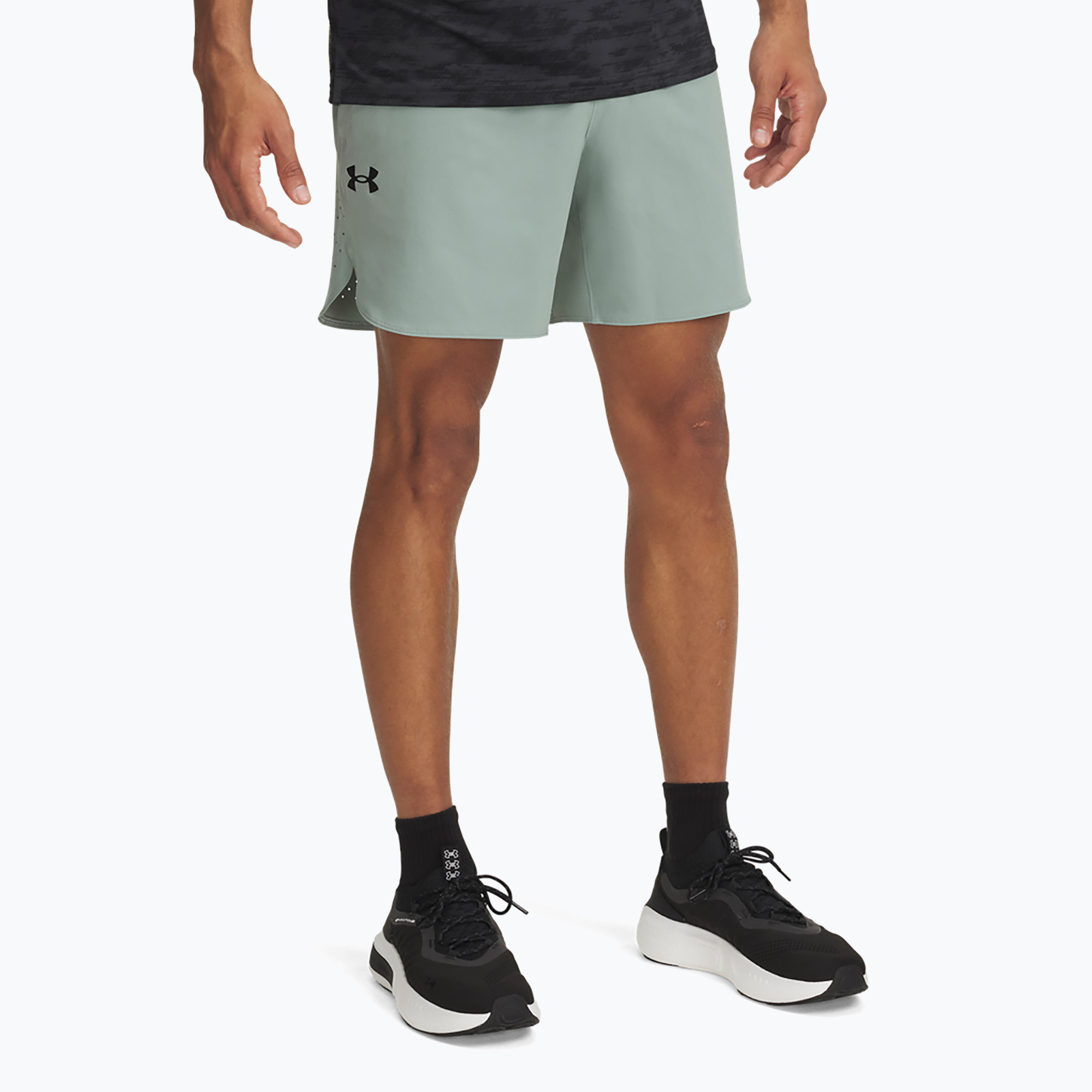 Pánske šortky Under Armour Vanish Elite silica green/black