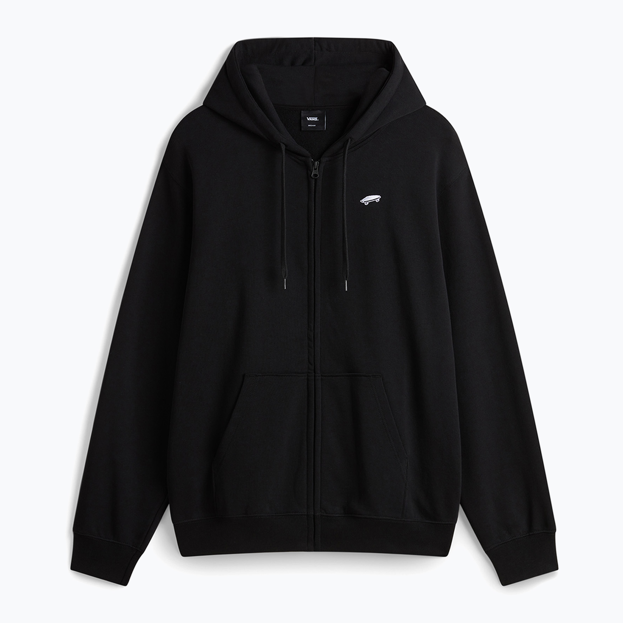 Pánska mikina Vans Salton Loose Ft Full Zip Po black (Salton Loose Ft Full Zip Po VN000P5ABLK1)