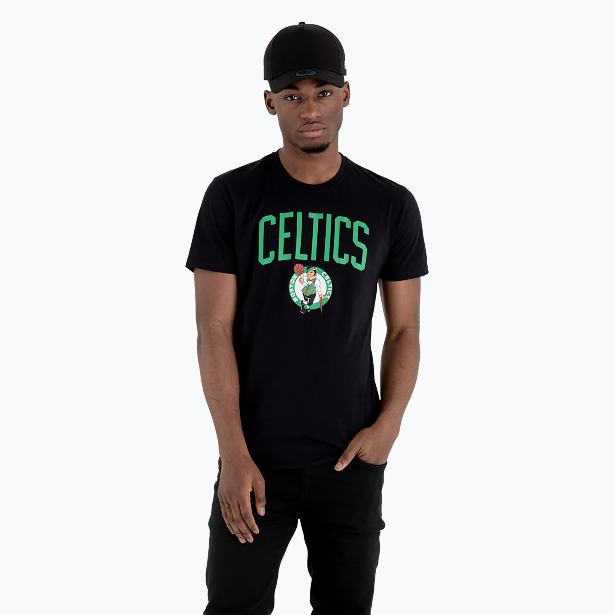 New Era Celtics pánske tričko čierne (Celtics 60505459)
