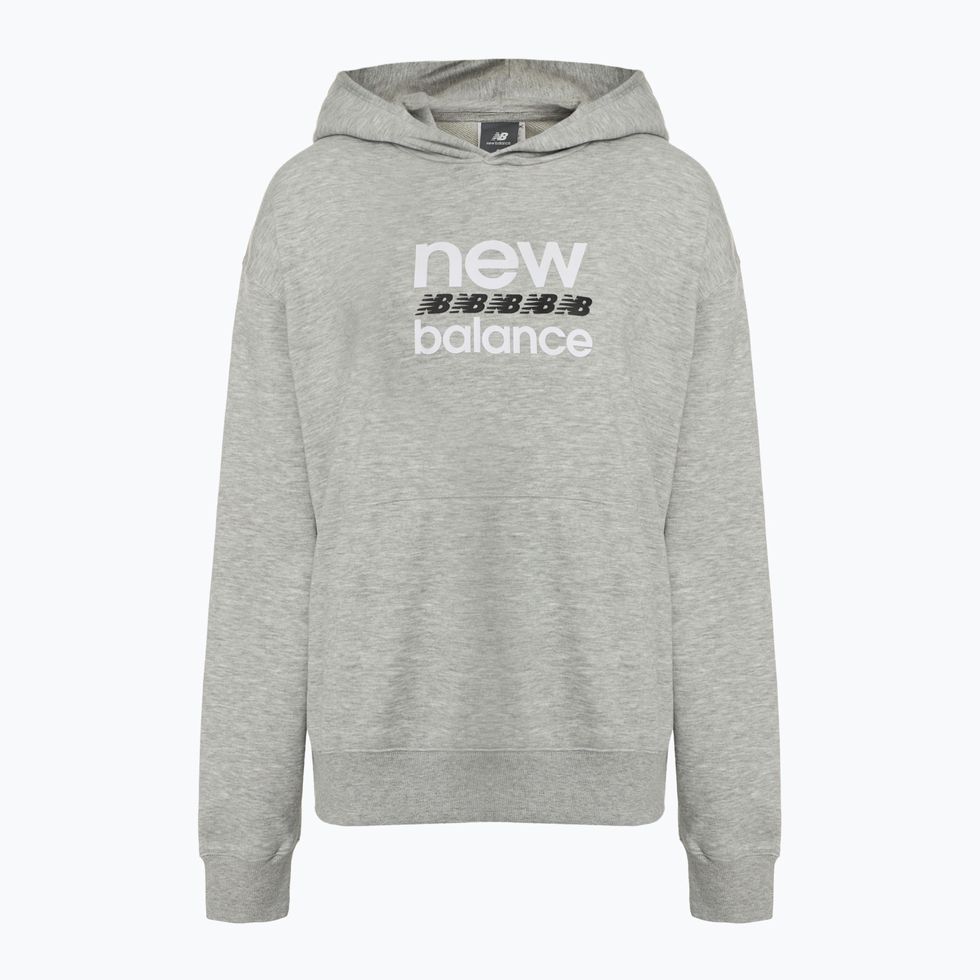 Dámska mikina New Balance Šport Graphic French Terry Hoodie athletic grey (Sport Graphic French Terry Hoodie WT51519AG)