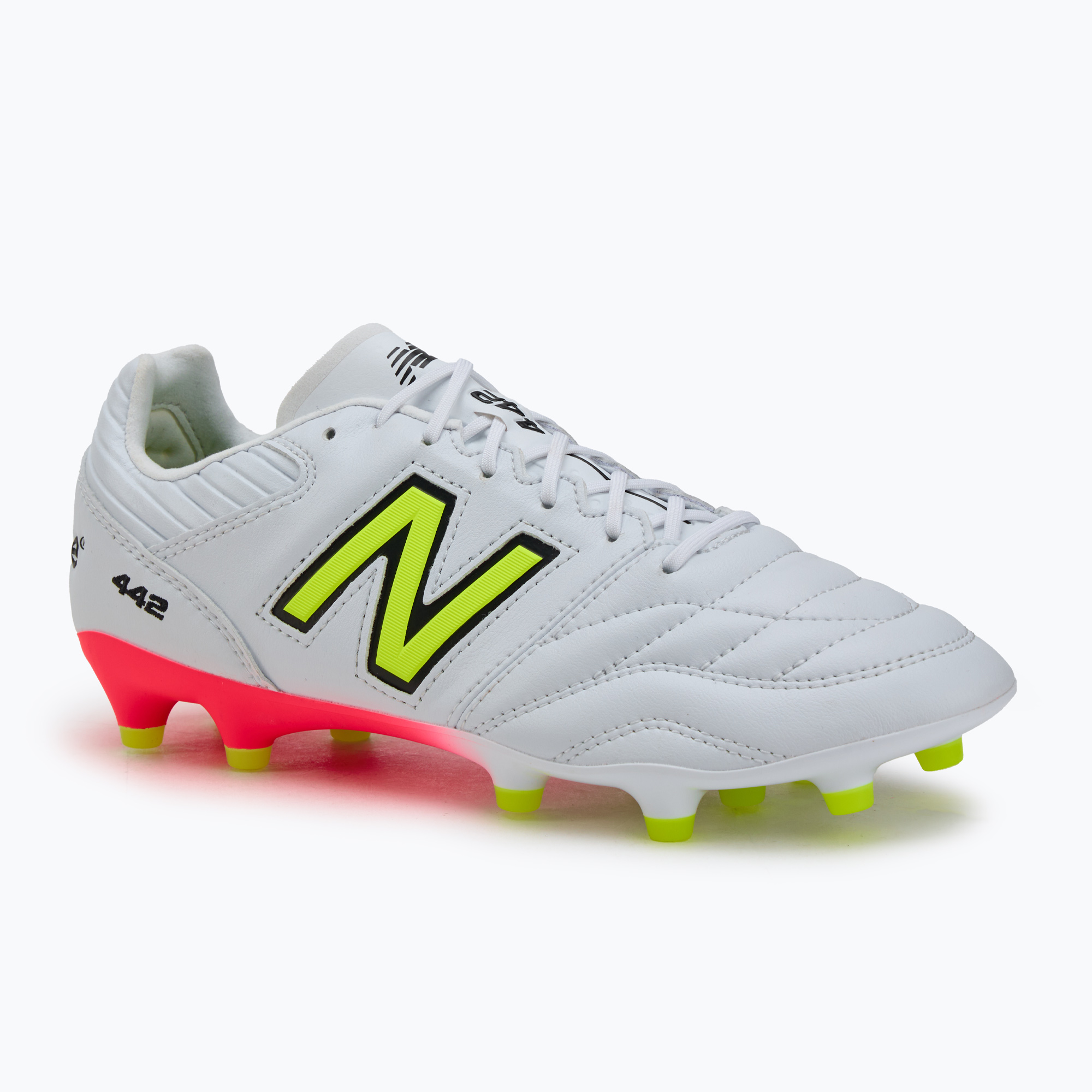 Pánske kopačky New Balance 442 Pro V2 FG white (442 Pro V2 FG MS41FMB2.D.090)