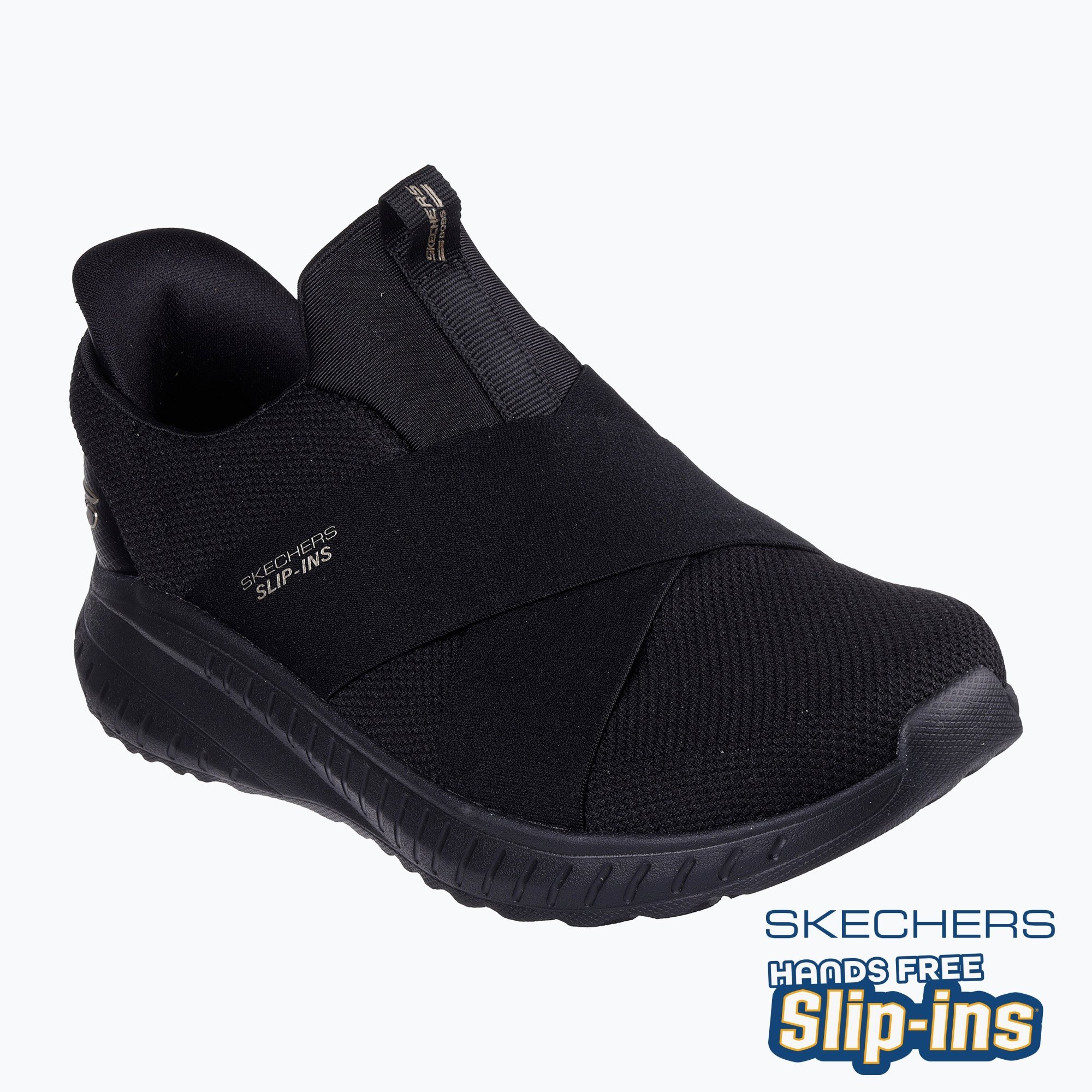 Dámske topánky SKECHERS Bobs Squad Chaos Your Moment black (Bobs Squad Chaos Your Moment 117505 BBK)