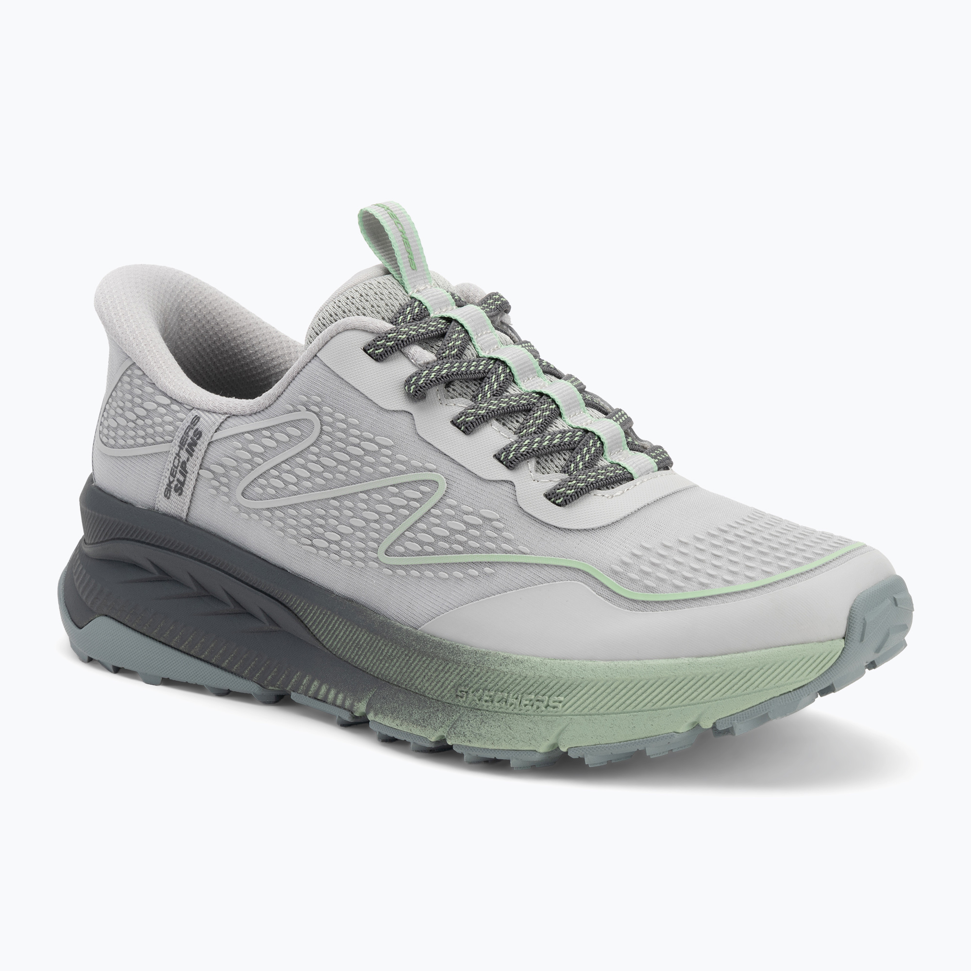 Dámske topánky SKECHERS Switch Back Mist gray (Switch Back Mist 180157 GYGR)