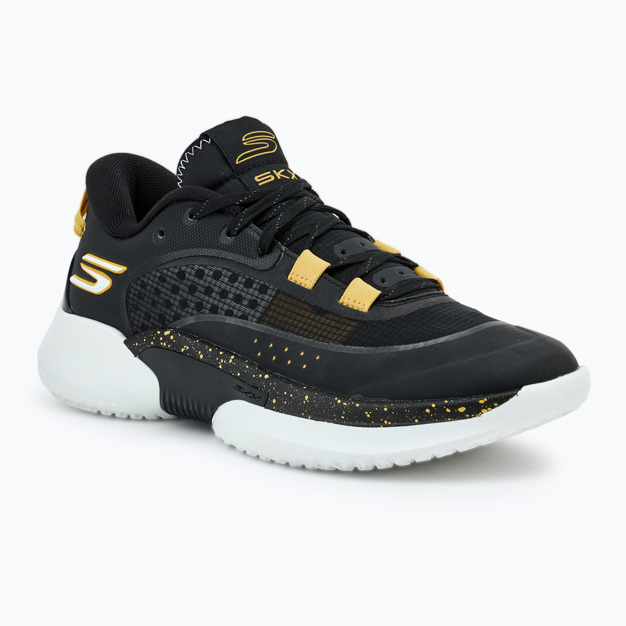 Pánska basketbalová obuv SKECHERS SKX Resagrip black/gold (SKX Resagrip 253007 BKGD)