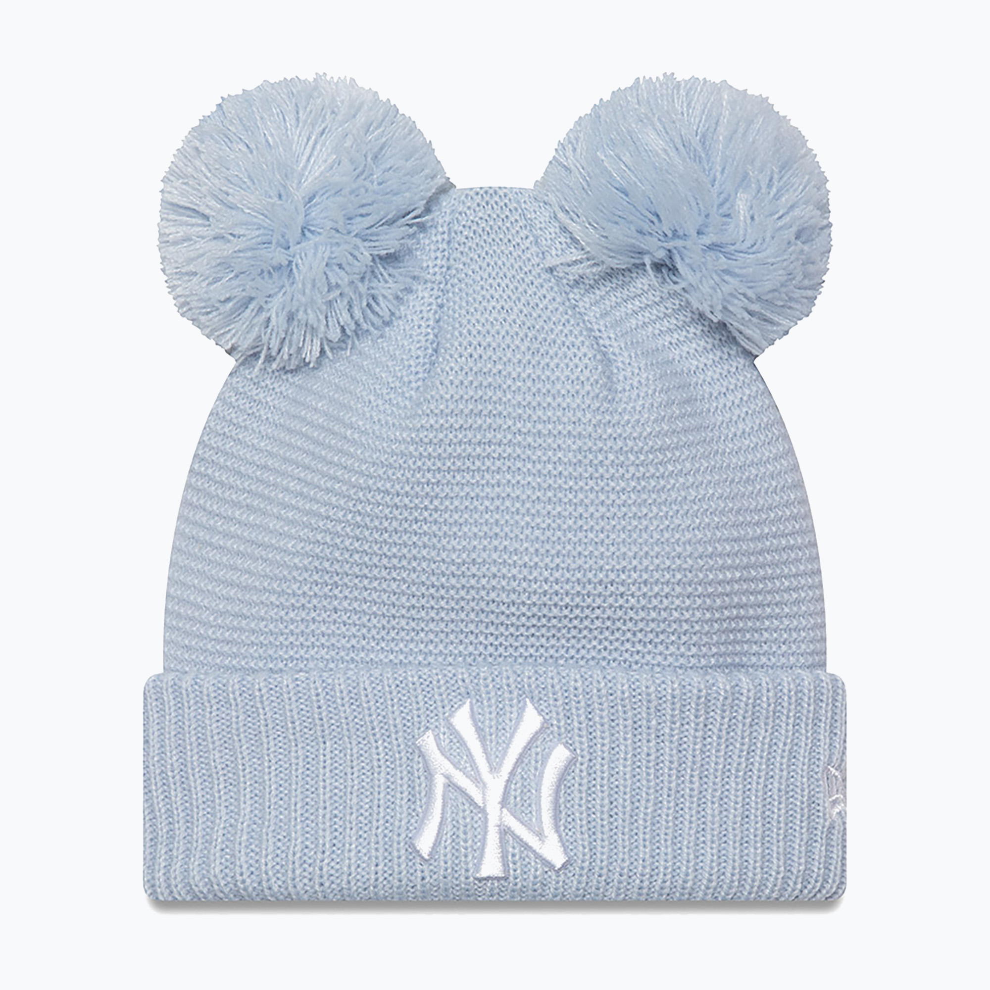 Zimná čiapka dámska New Era Wmns Double Pom Nyy pastel blue