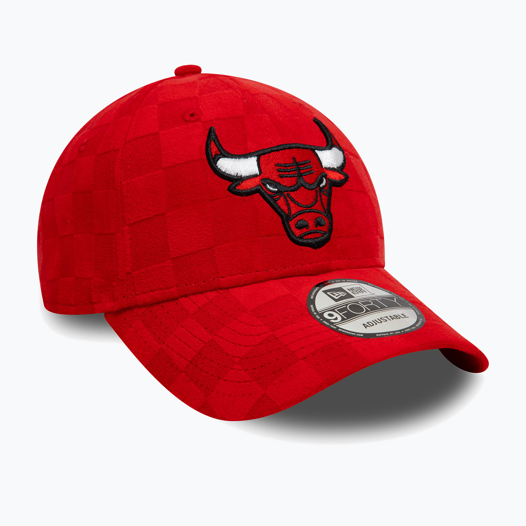 Šiltovka New Era Tonal Check 9Forty Chicago Bulls red