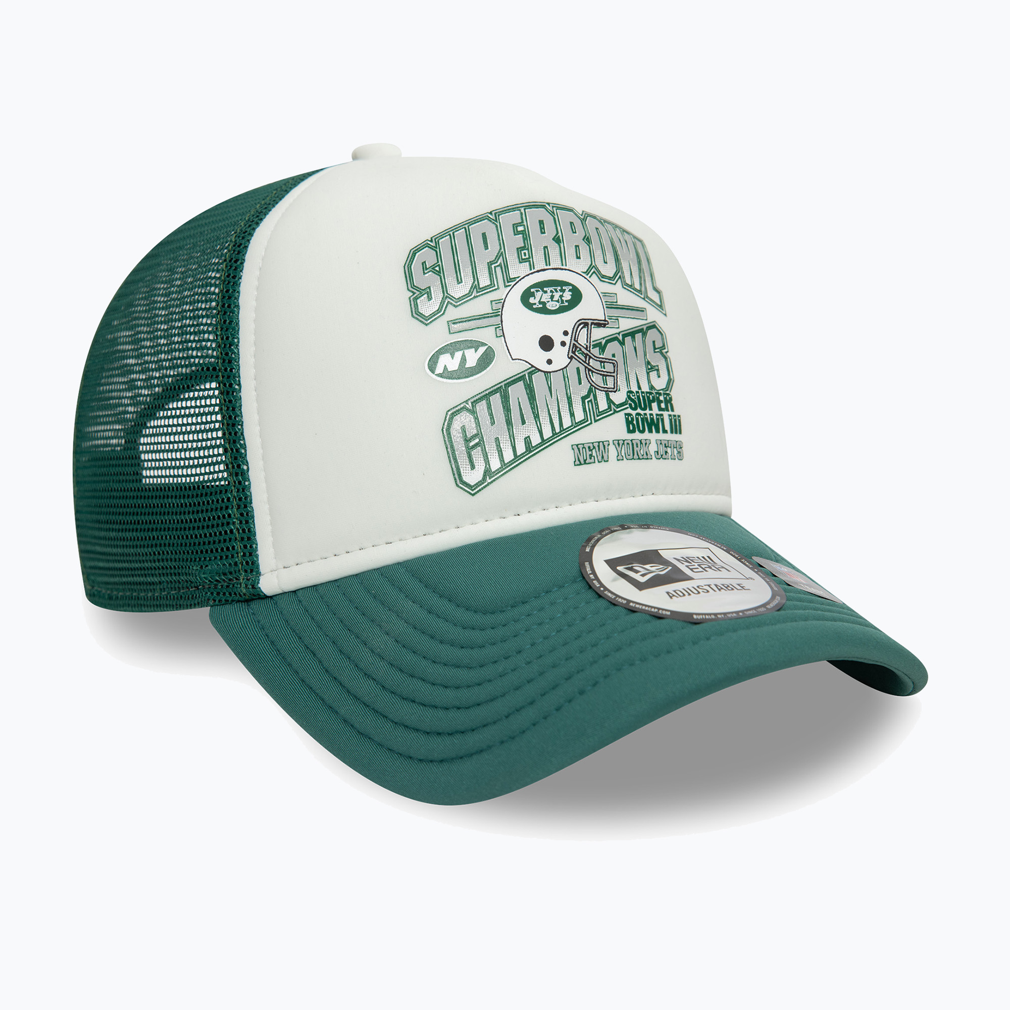 Šiltovka New Era Superbowl Trucker New York Jets green med