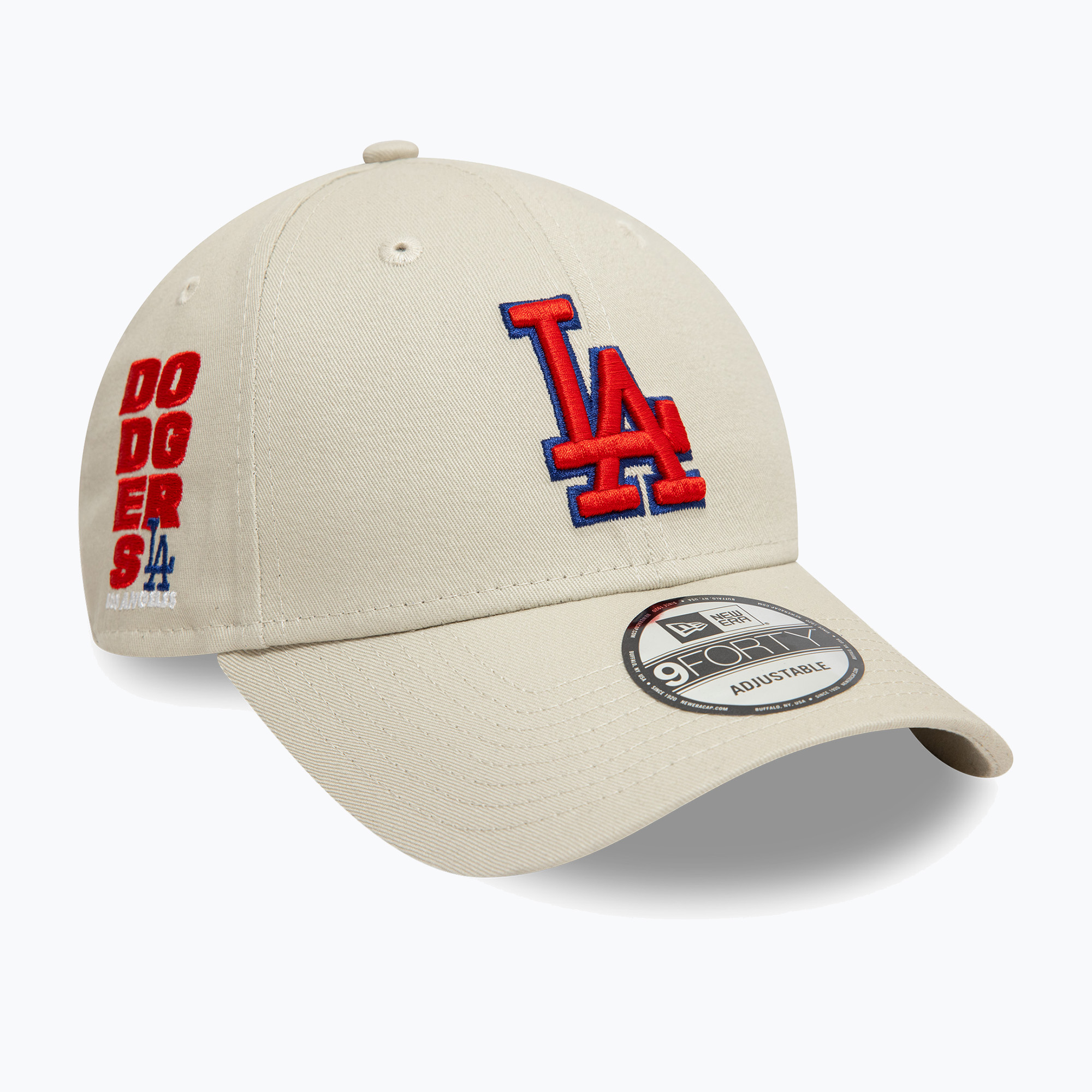Šiltovka New Era Side Patch 9Forty Los Angeles Dodgers light beige (Side Patch 9Forty Los Angeles Dodgers 60595218)