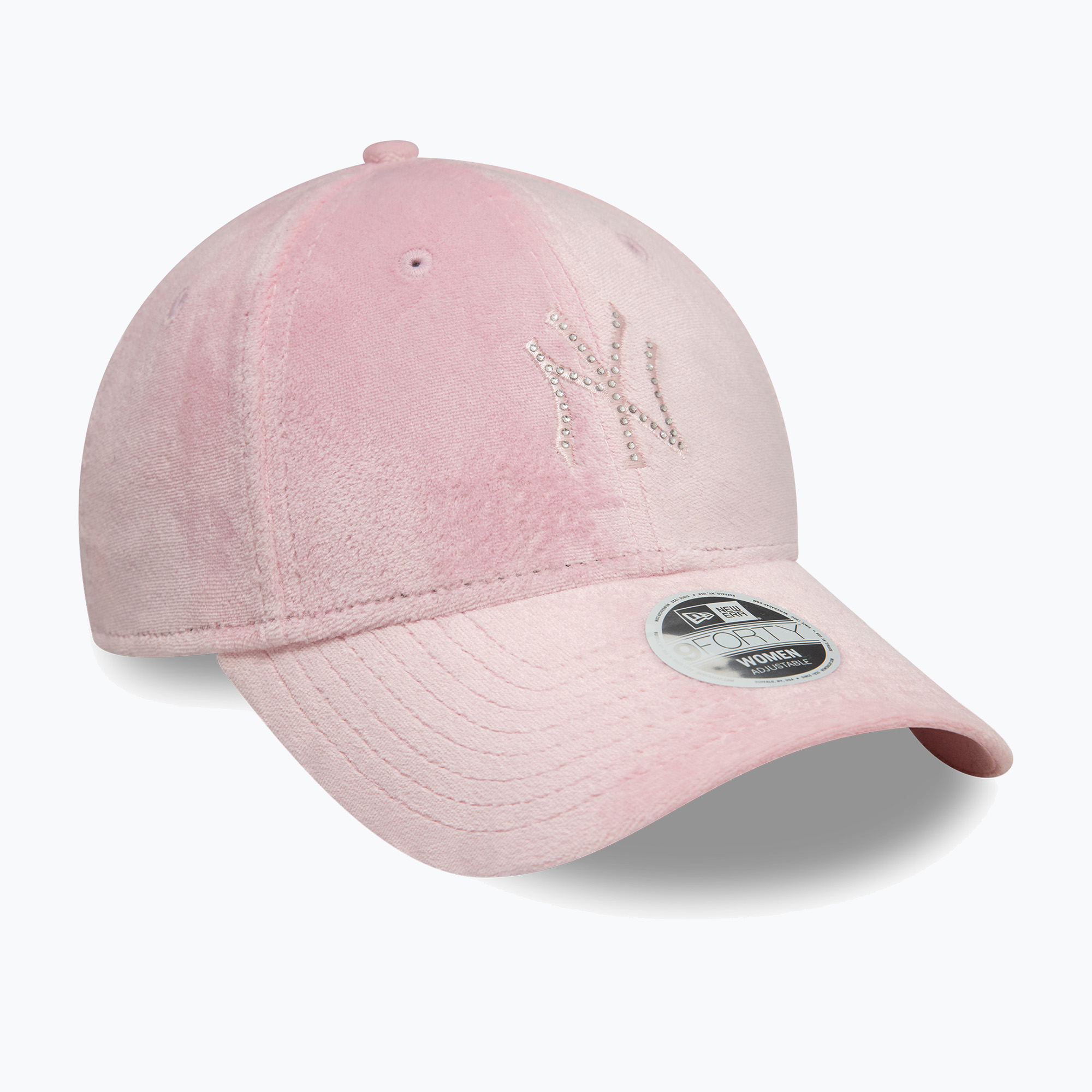 Dámska šiltovka New Era Diamante Velour 9Forty New York Yankees dark pink (Diamante Velour 9Forty New York Yankees 60595353)