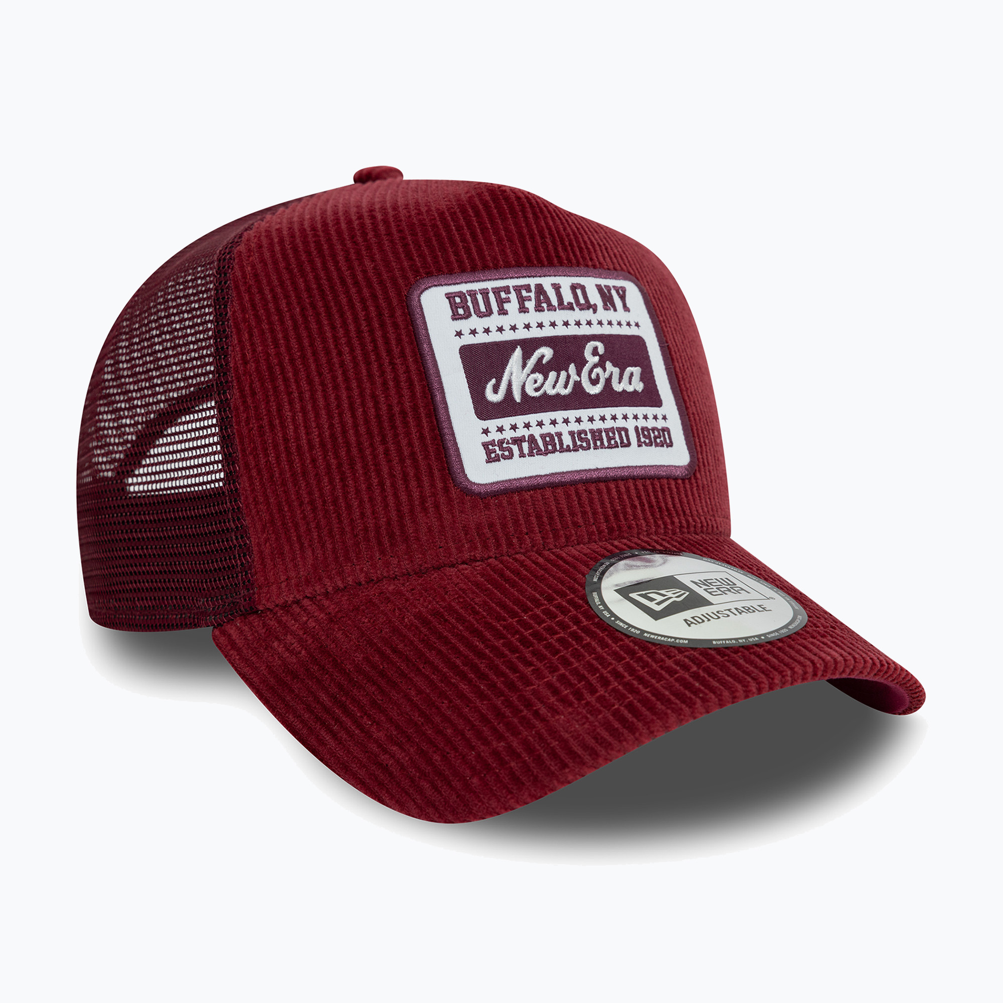 Šiltovka New Era NIE Patch Cord Trucker dark red (NE Patch Cord Trucker 60603670)
