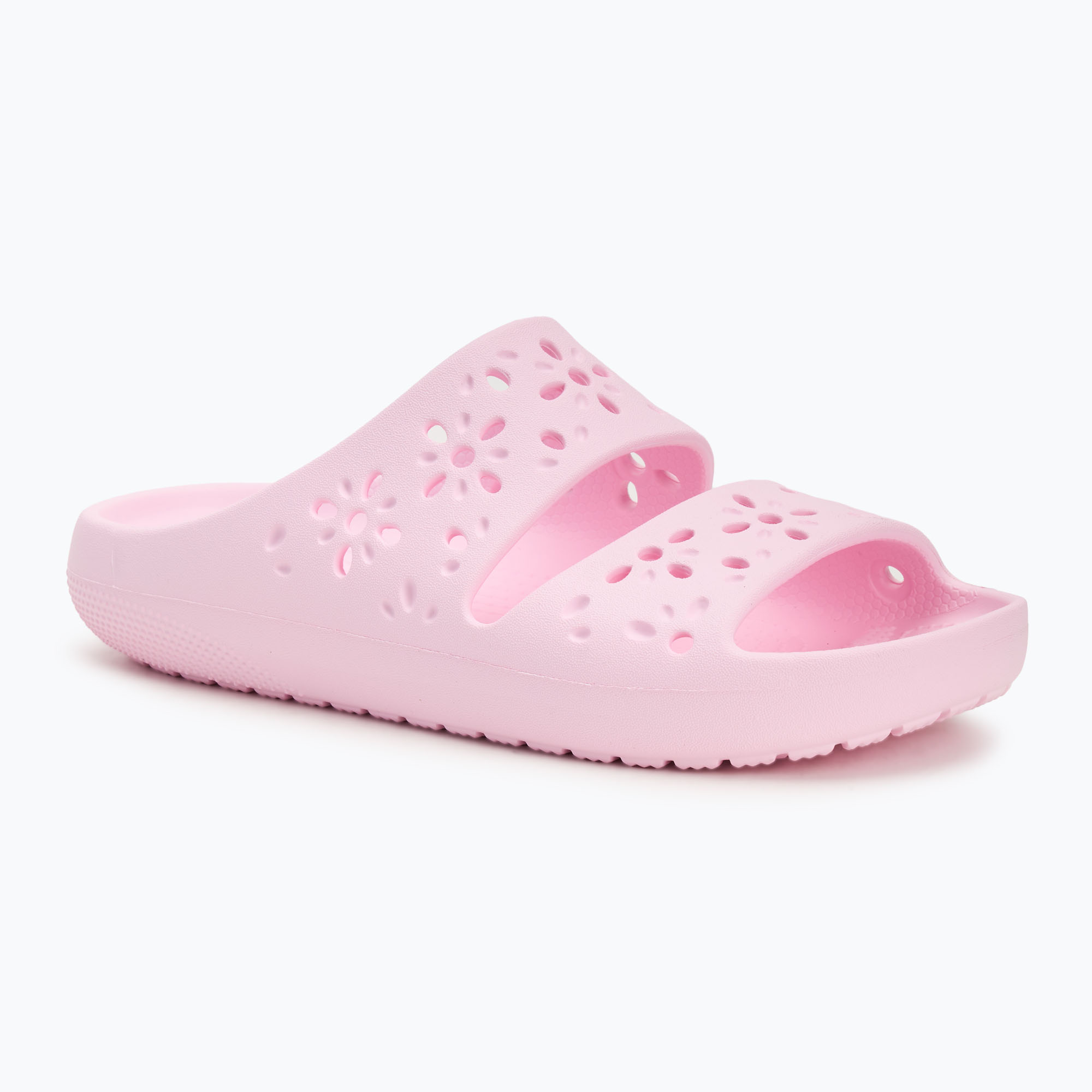 Nazúvaky Crocs Classic Floral Cutout Sandal pink milk (Classic Floral Cutout Sandal 210966-6ZW)