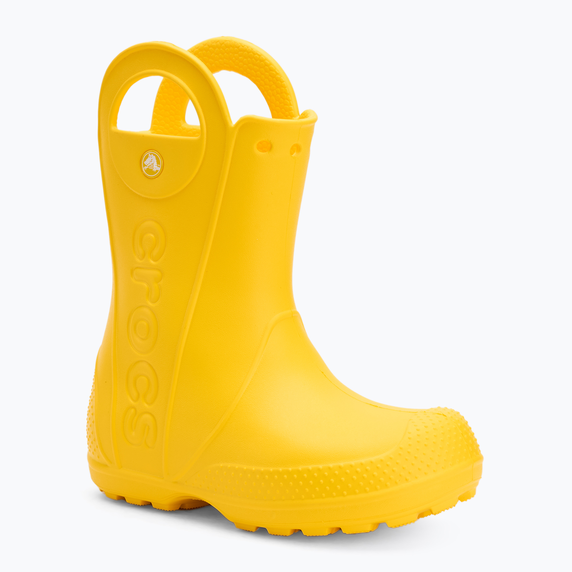 Detské čižmy Crocs Handle It Rain Boot Kids yellow (Handle It Rain Boot Kids 211052-730)