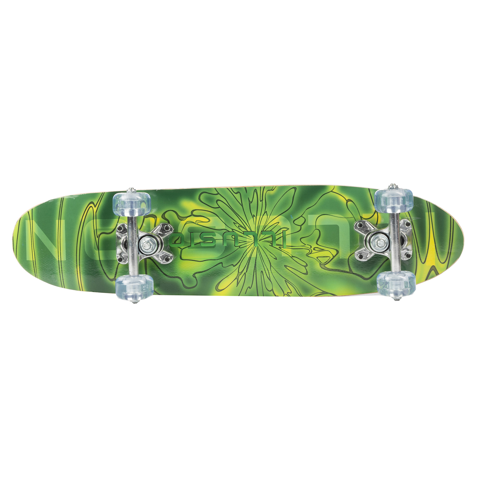 Detský longboard Mechanics Medium Alu 21 green MedAlu21 skateboard
