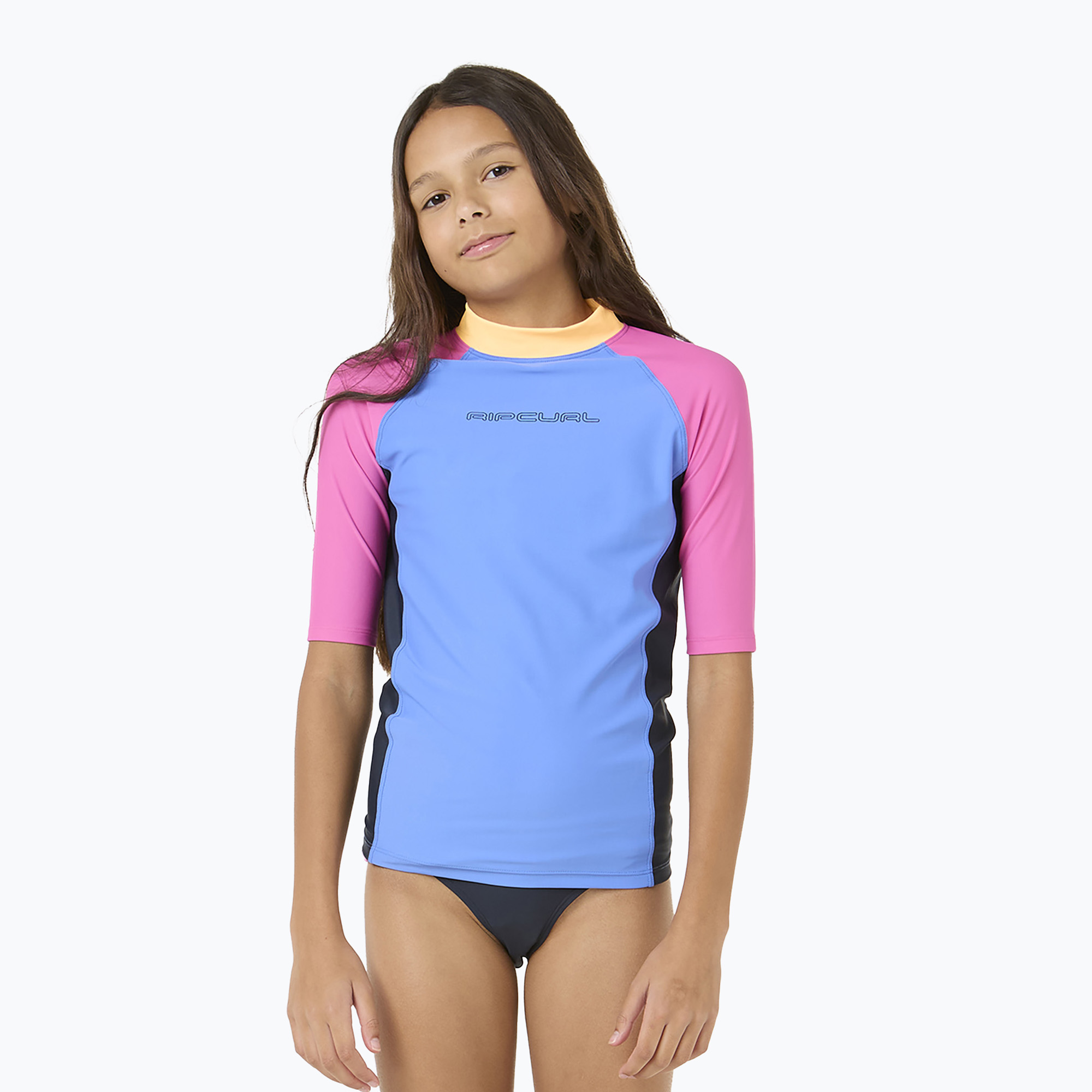 Komplet detské plavky + tričko Rip Curl Block Party 3 Piece Komplet dark blue
