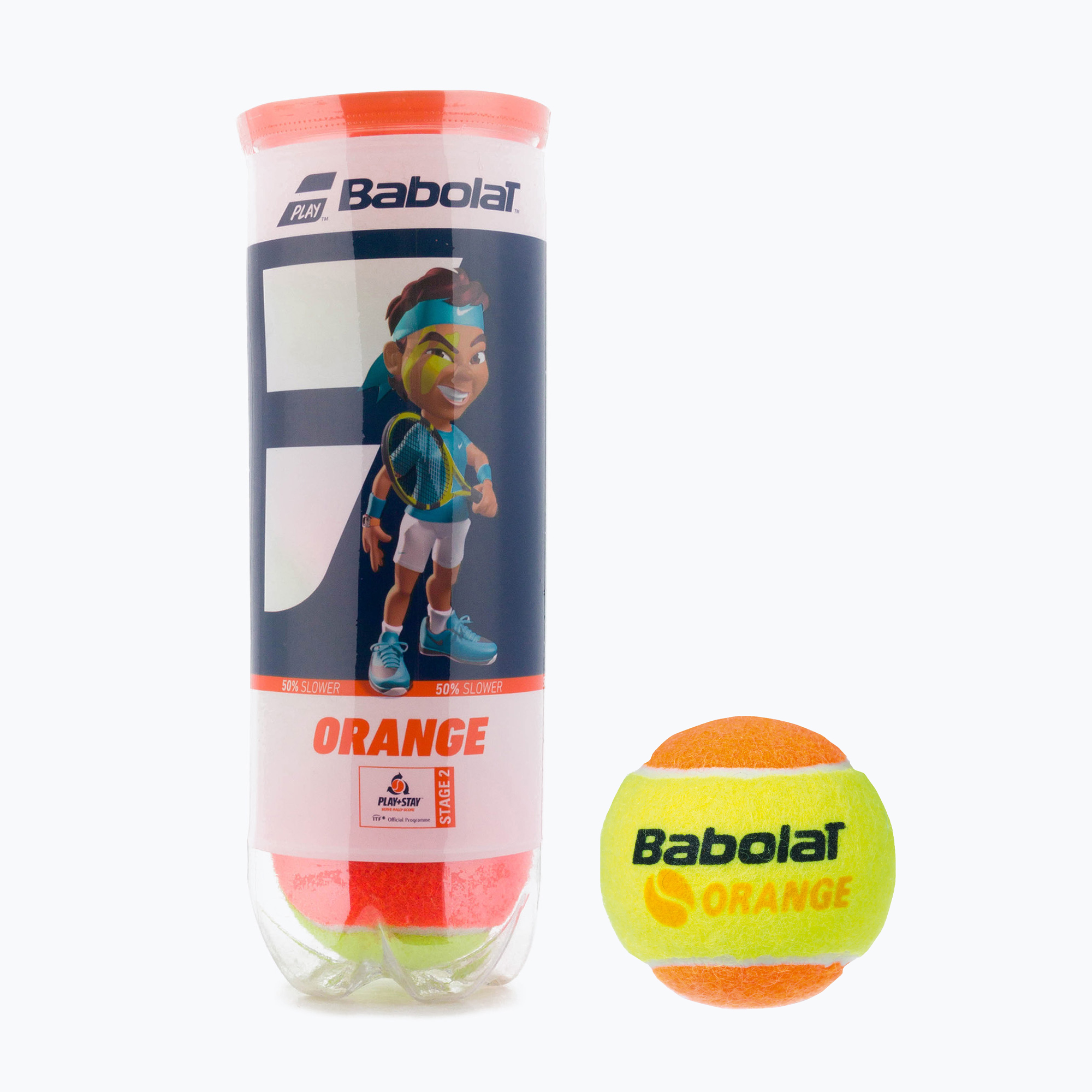 Babolat Orange tenisové loptičky 3 ks oranžová/žltá 501035