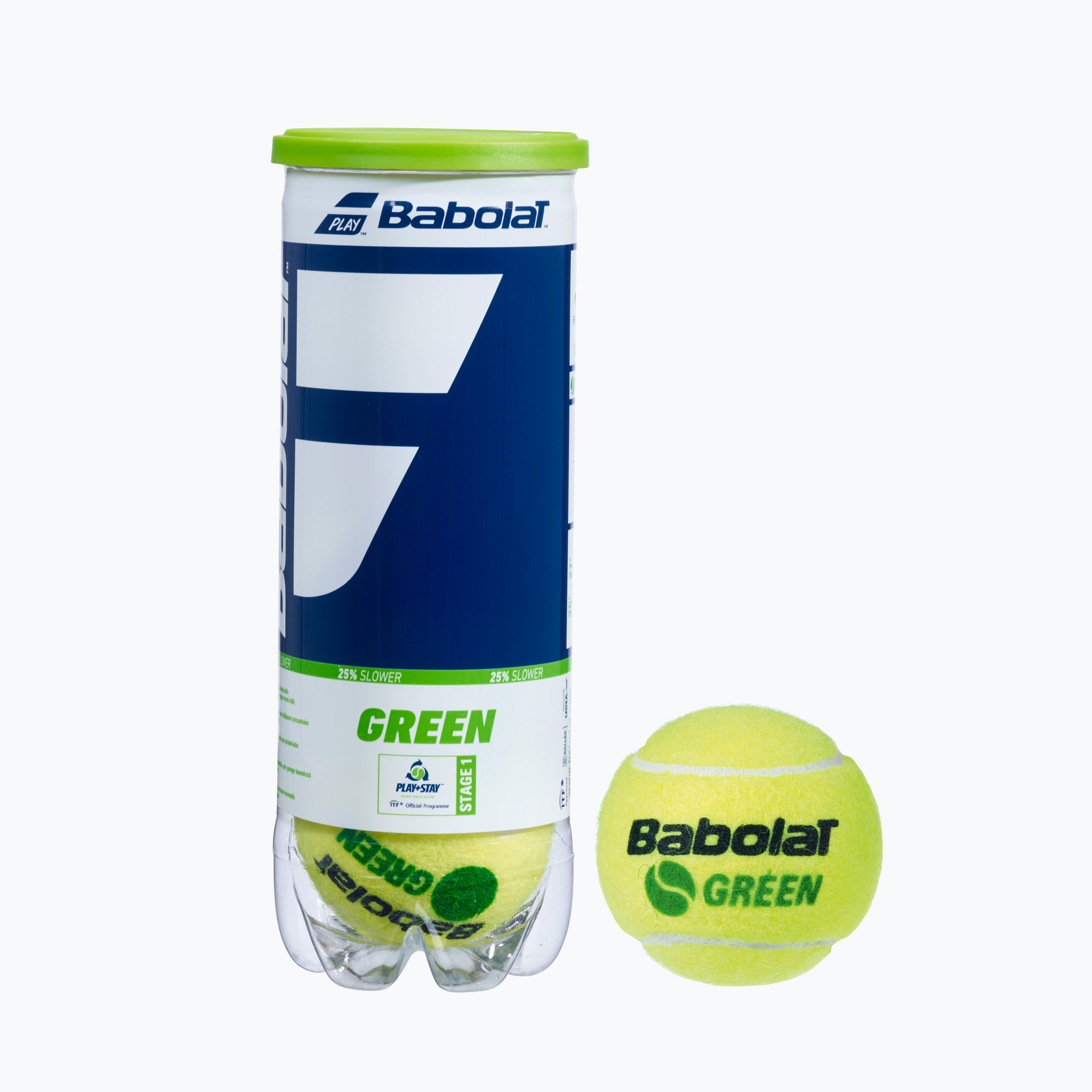 Babolat zelené tenisové loptičky 3 ks žlté 501066