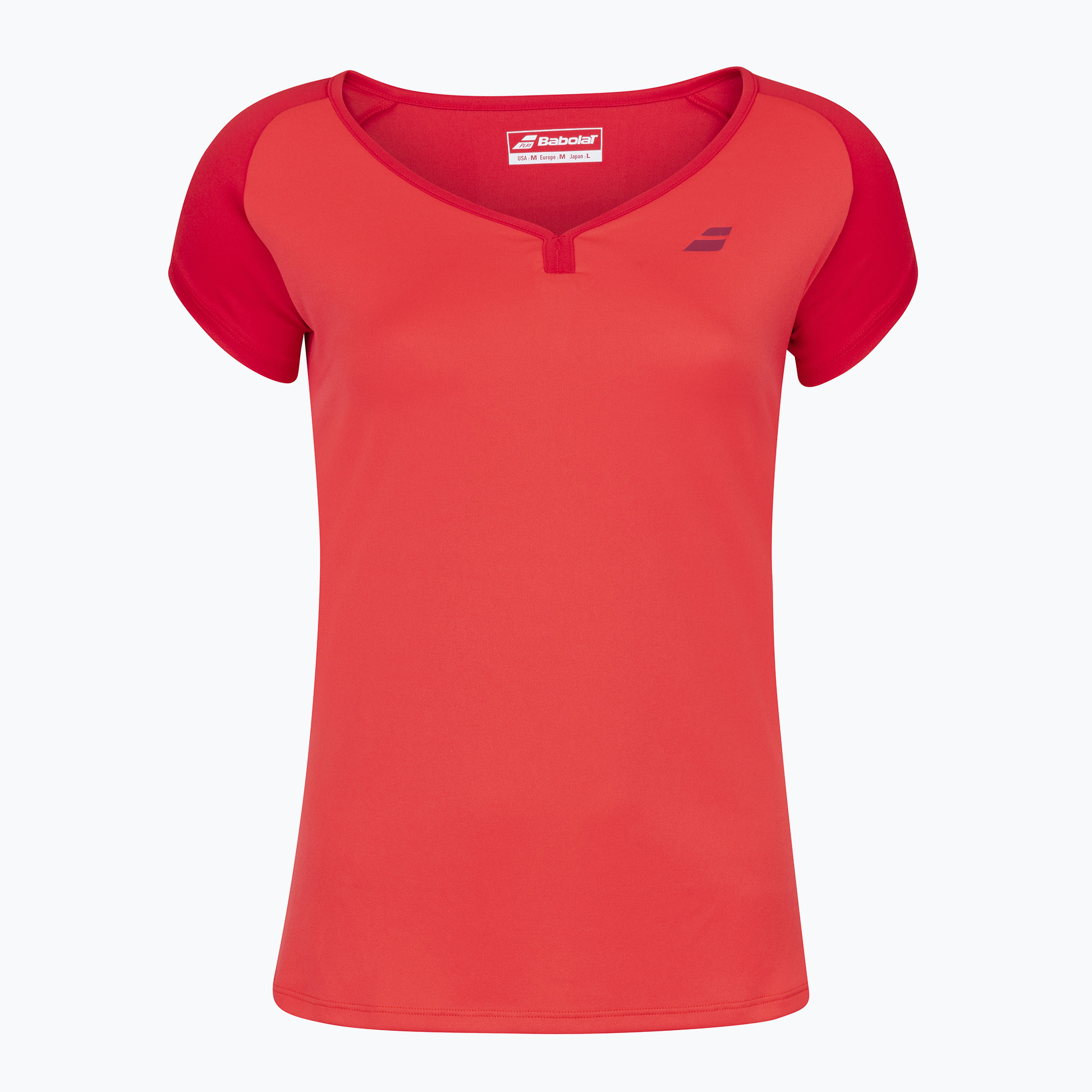 Babolat Play dámske tenisové tričko červené 3WP1011