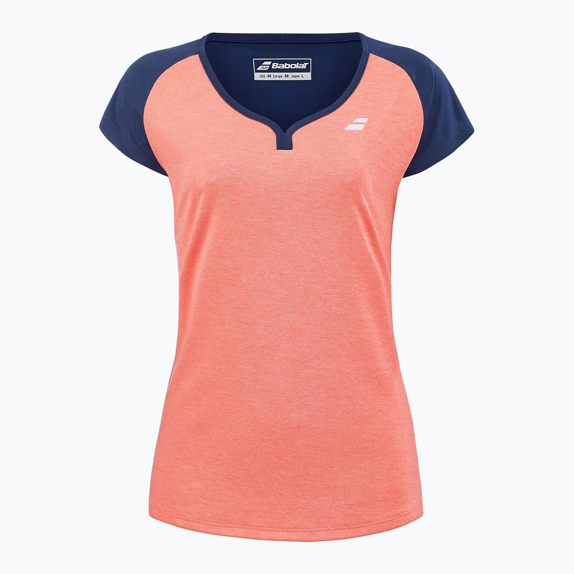 Babolat dámske tenisové tričko Play Cap Sleeve orange 3WTD011