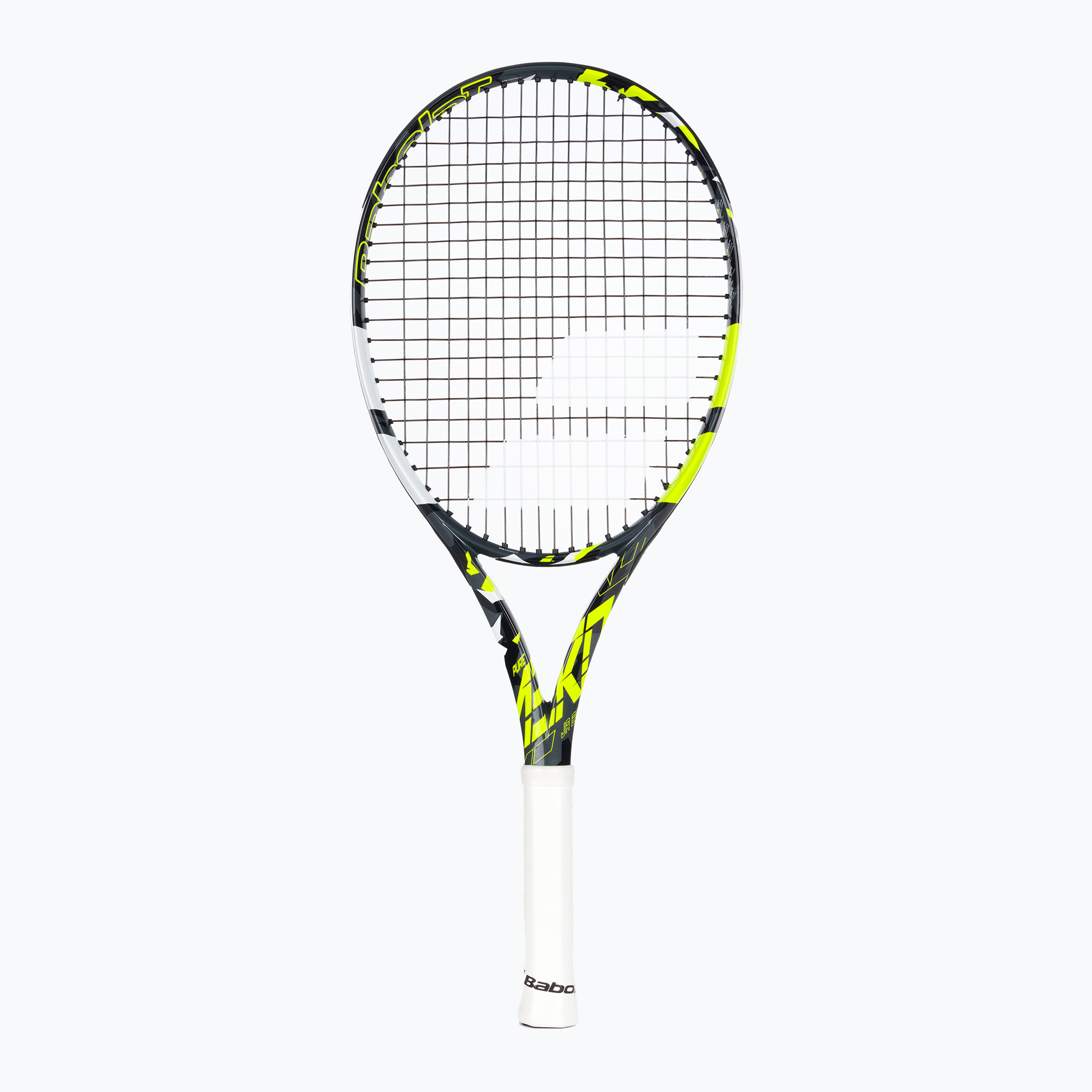 Detská tenisová raketa Babolat Pure Aero Junior 26 šedo-žltá 140465 (Pure Aero Junior 26 S CV 140465)