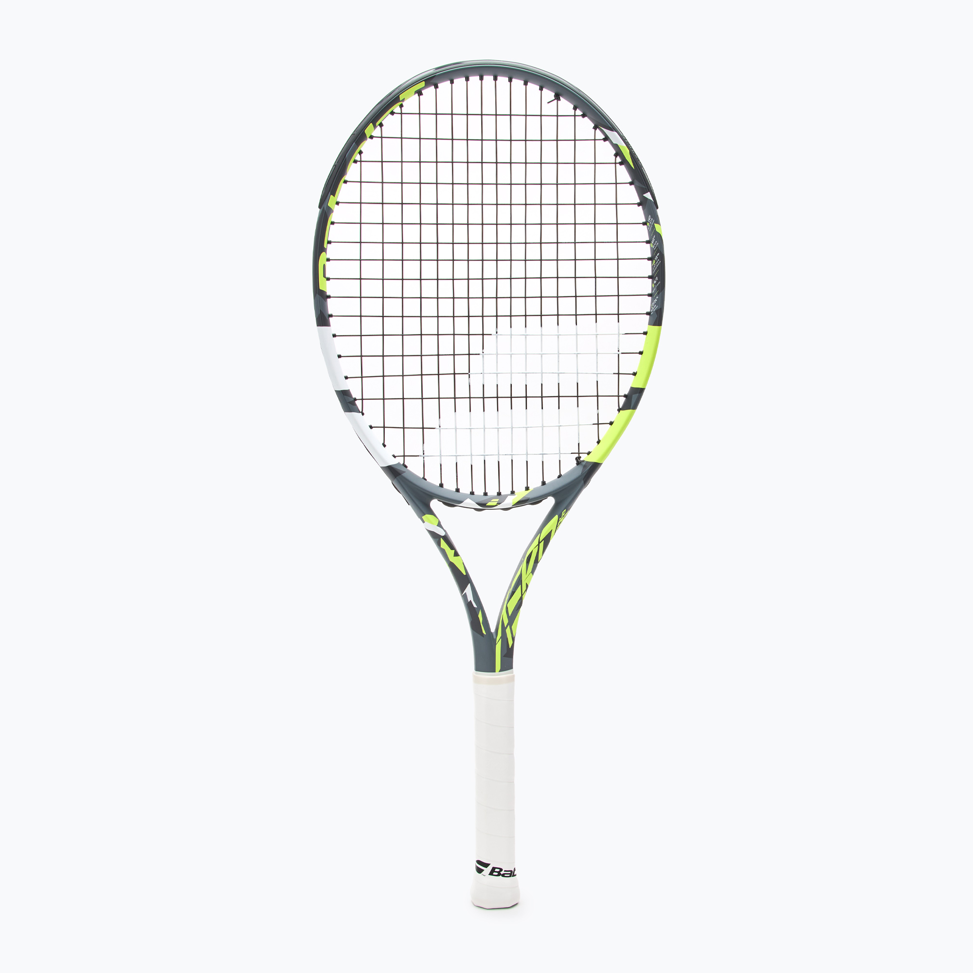 Detská tenisová raketa Babolat Aero Junior 26 sivá/žltá/biela (Aero Junior 26 140477)