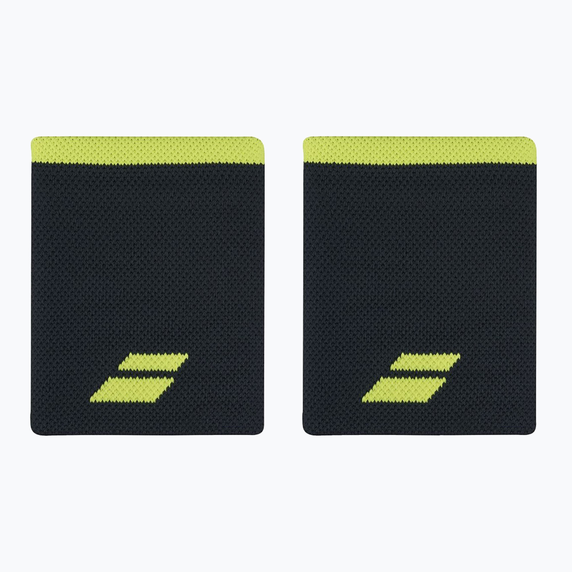 Potítka froté na zápästie Babolat Logo Jumbo Wristband 2 ks. black/aero (Logo Jumbo Wristband 5UA1262)