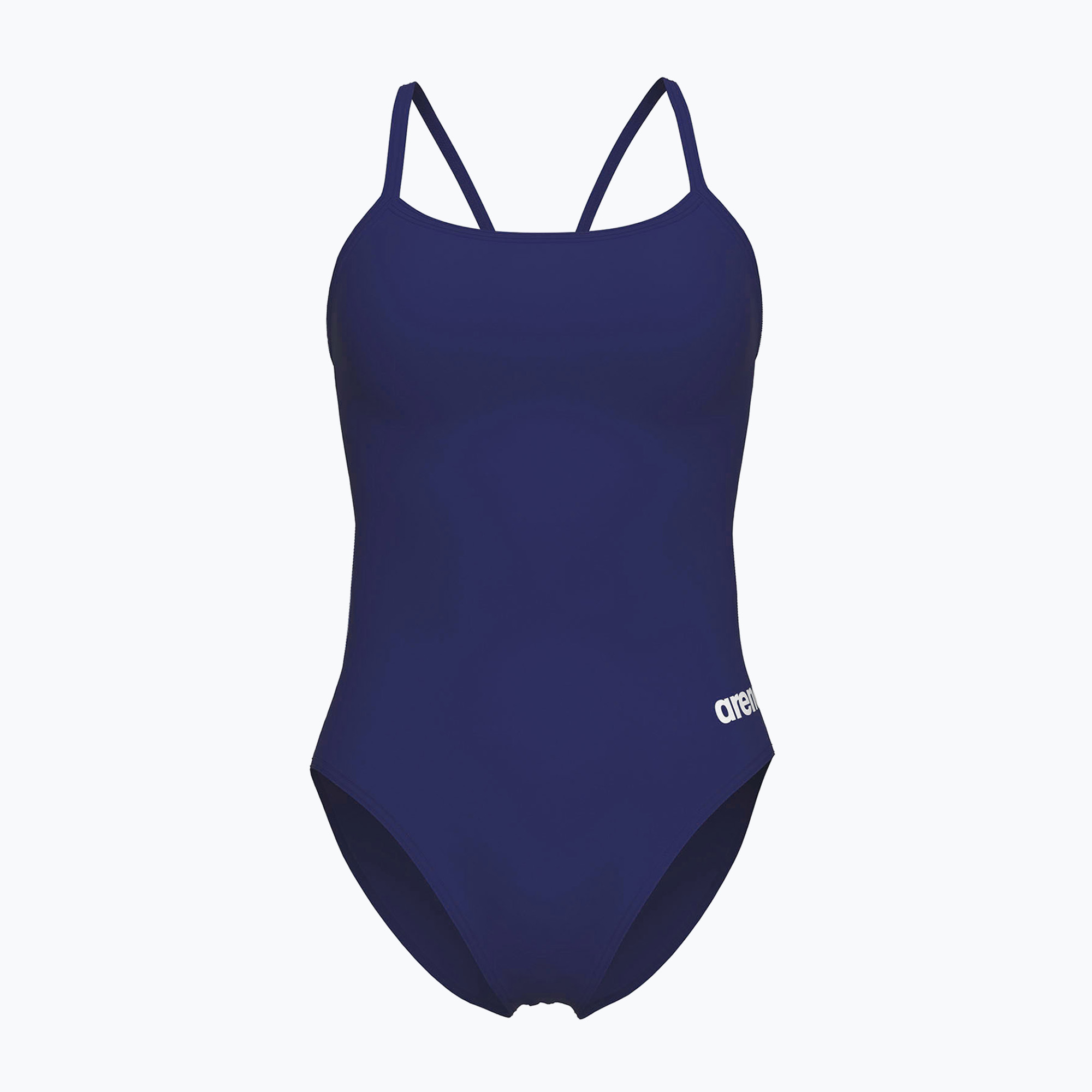 Dámske jednodielne plavky arena Lace Back Solid navy/white (Lace Back Solid 004651/701)