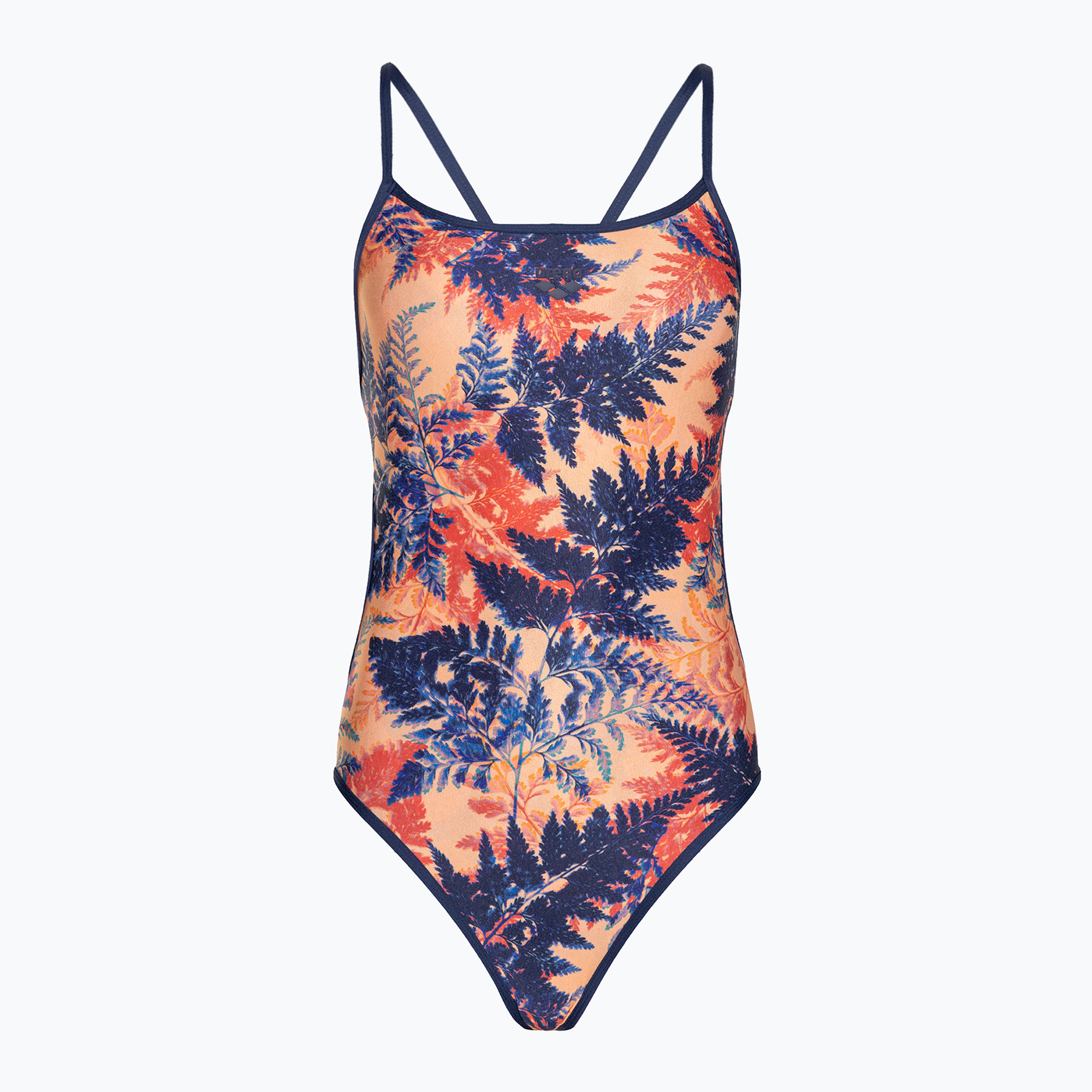 Dámske jednodielne plavky arena Reversible Swimsuit Challenge Back navy/multi (Reversible Swimsuit Challenge Back 006633/550)