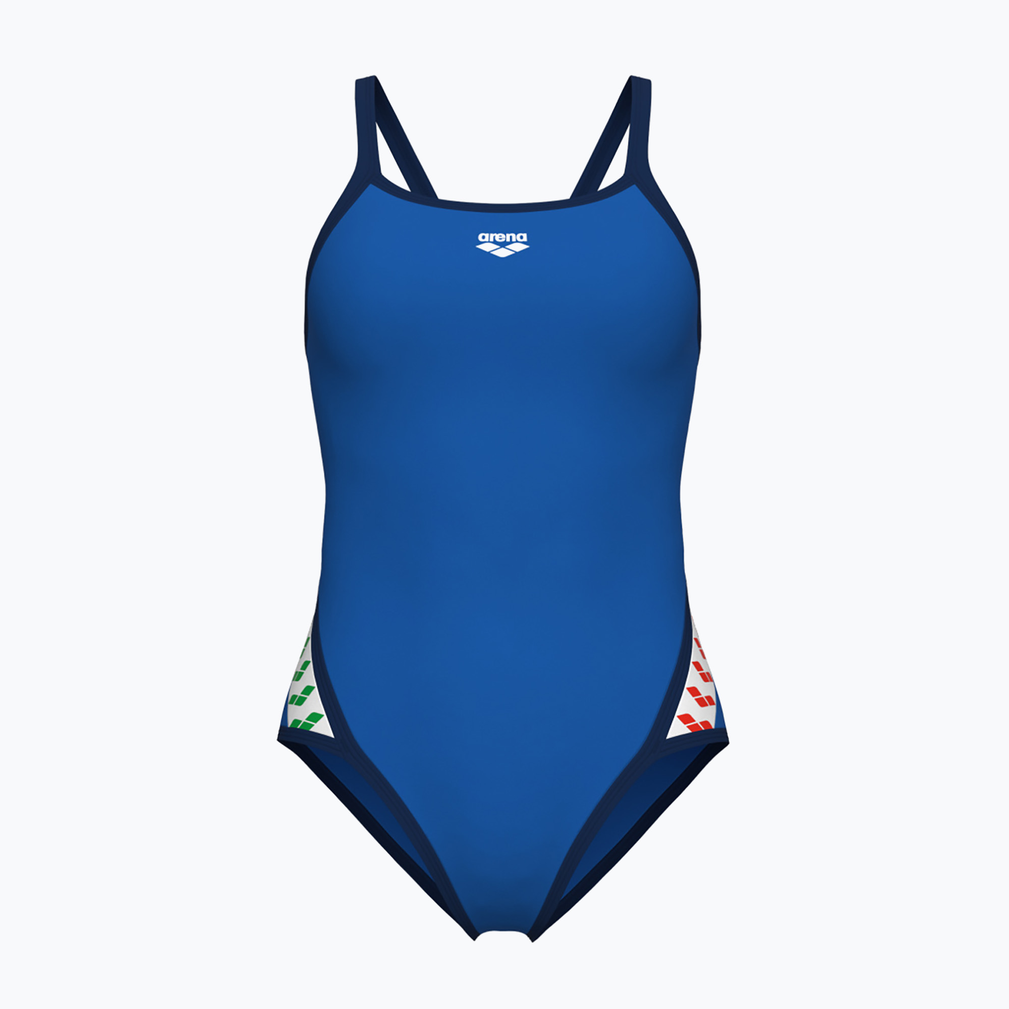 Dámske jednodielne plavky arena Icons Super Fly Back Solid royal / navy (Icons Super Fly Back Solid 005036/717)