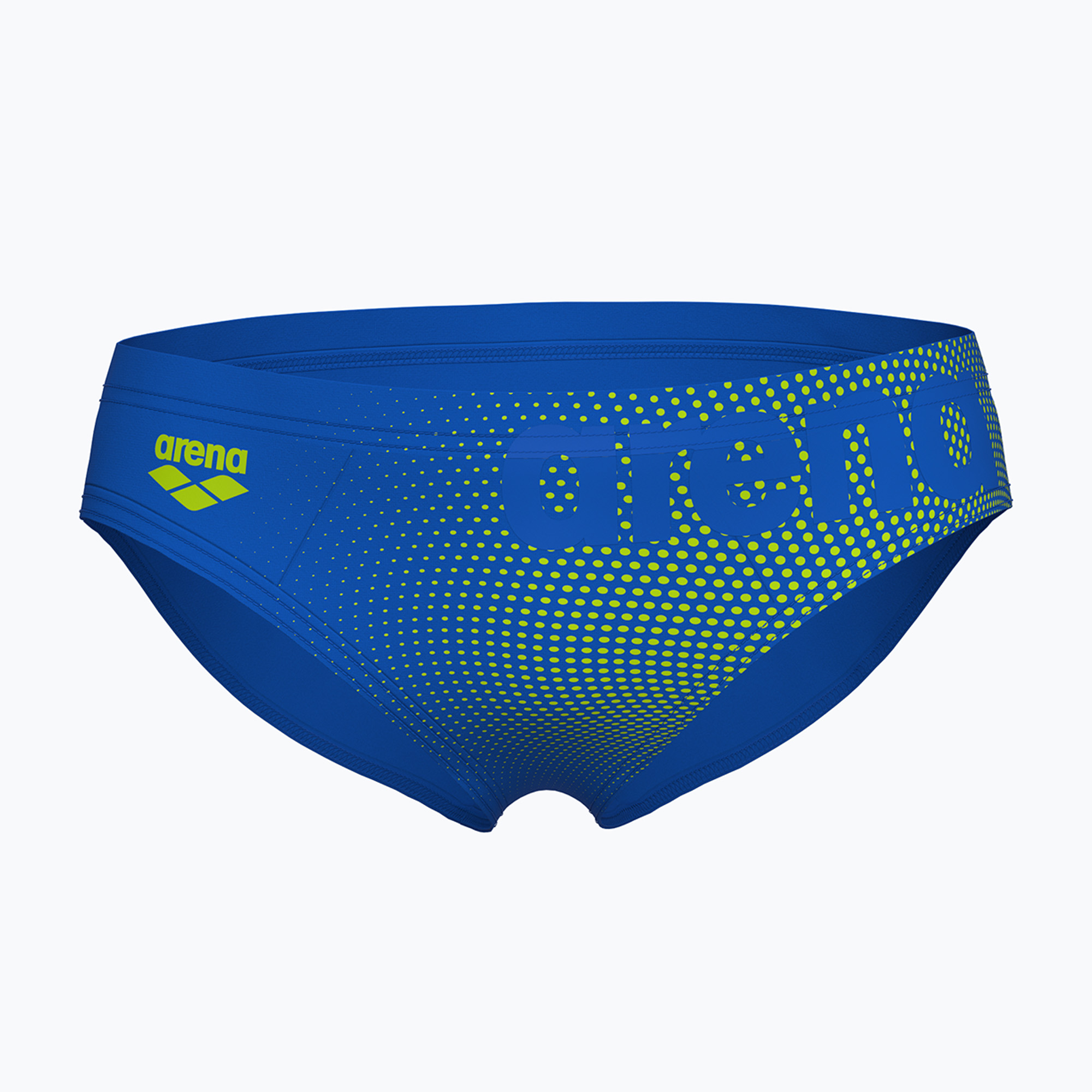 Detské plavky Arena Dim Light blue china/artic lime (Dim Light Swim Briefs 008148/806)