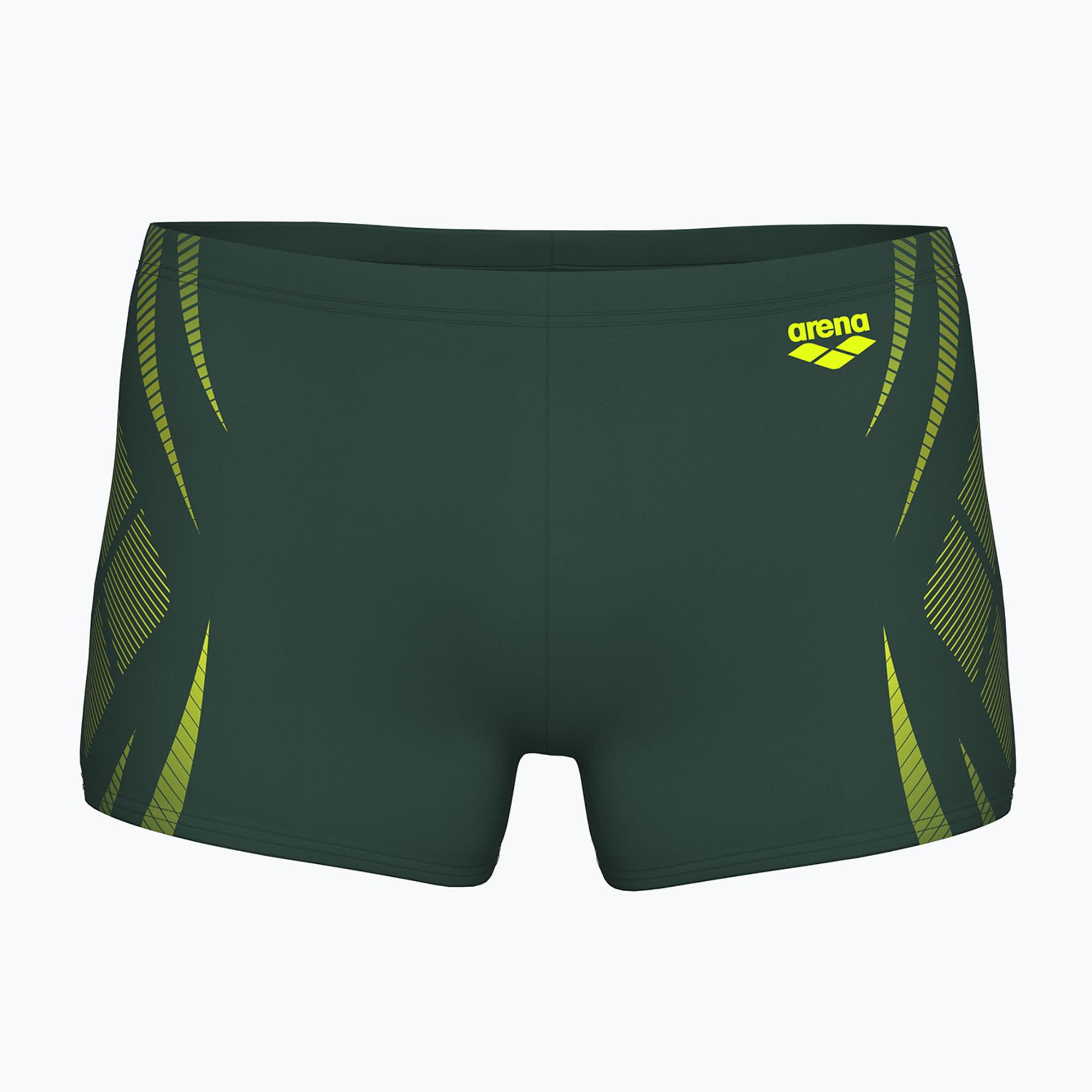 Pánske boxerky arena Poseidonia Swim Short dark sage/artic lime (Poseidonia Swim Short 009074/306)