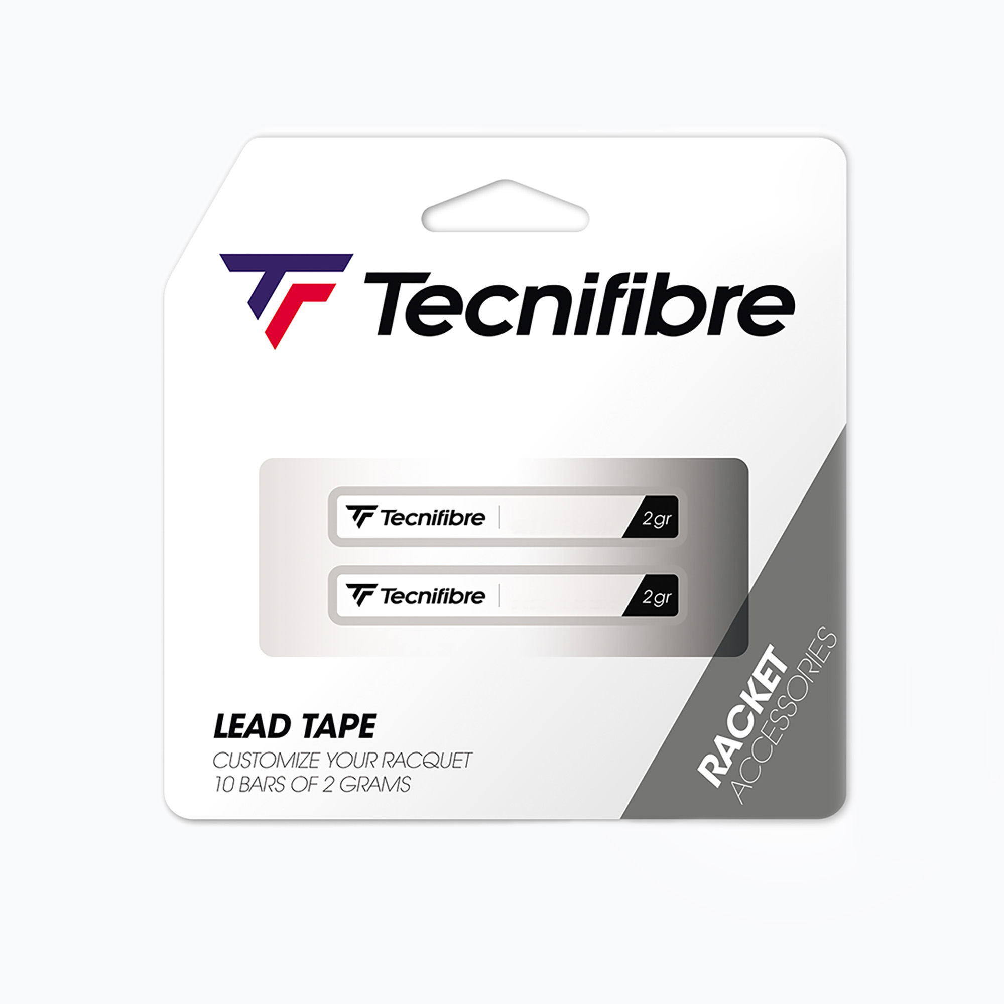 Tecnifibre olovená páska na tenisovú raketu 10p biela 54ATPBALAN
