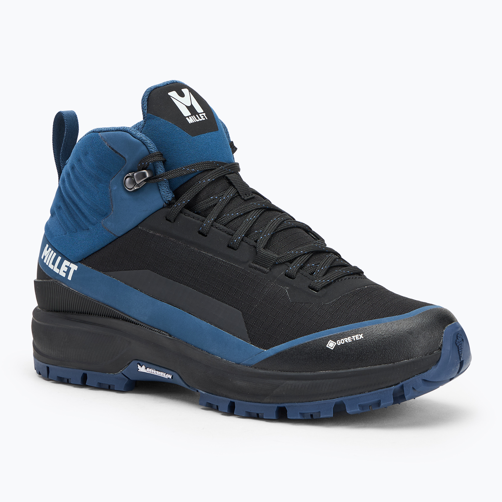 Pánske trekové topánky Millet Wanaka Mid GTX black/ dark denim (Wanaka Mid GTX MIG1937_N3178)