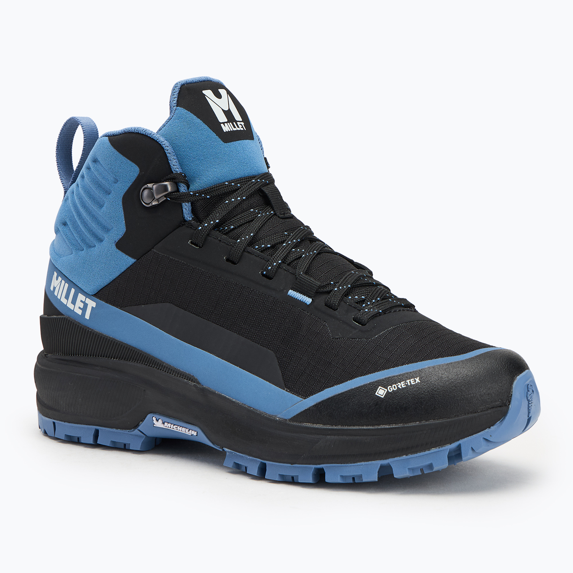 Dámske trekové topánky Millet Wanaka Mid GTX black/ coronet blue (Wanaka Mid GTX MIG1938_N3187)