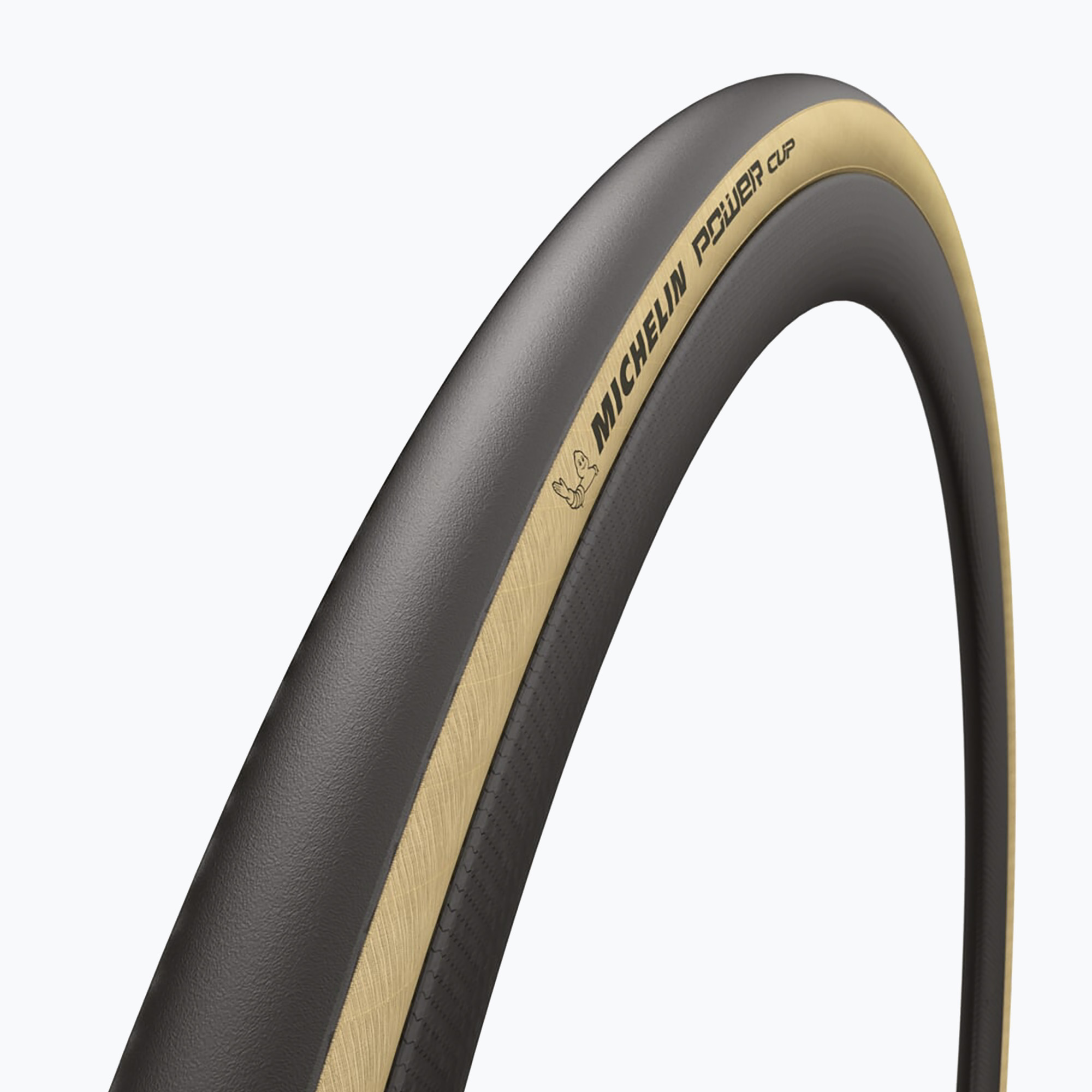 Cyklistické pneumatiky Michelin Power Cup Ts Kevlar Competition Line čierno-béžové 954929 (Power Cup TS Kevlar Competition Line 954929)