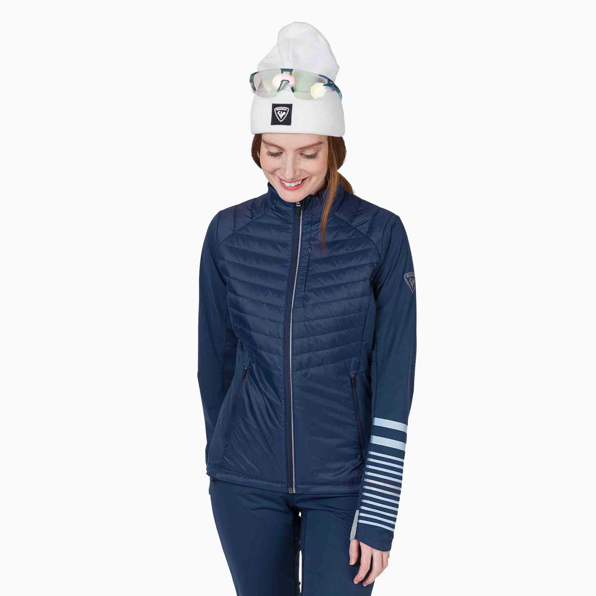 Rossignol Poursuite Warm dark navy dámska hybridná bunda (Poursuite Warm RLMWJ11_715)