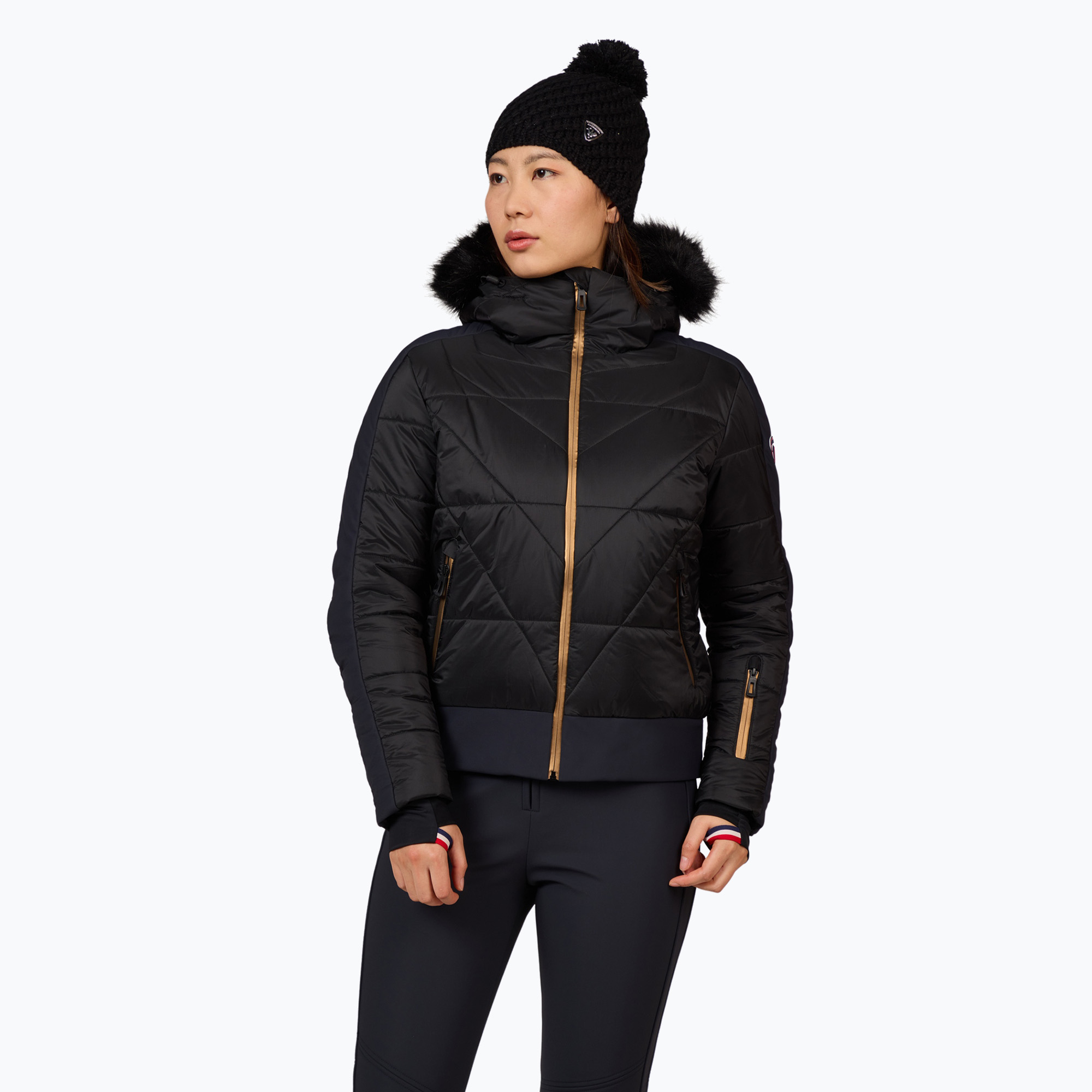 Dámska lyžiarska bunda Rossignol Ventina Bomber black