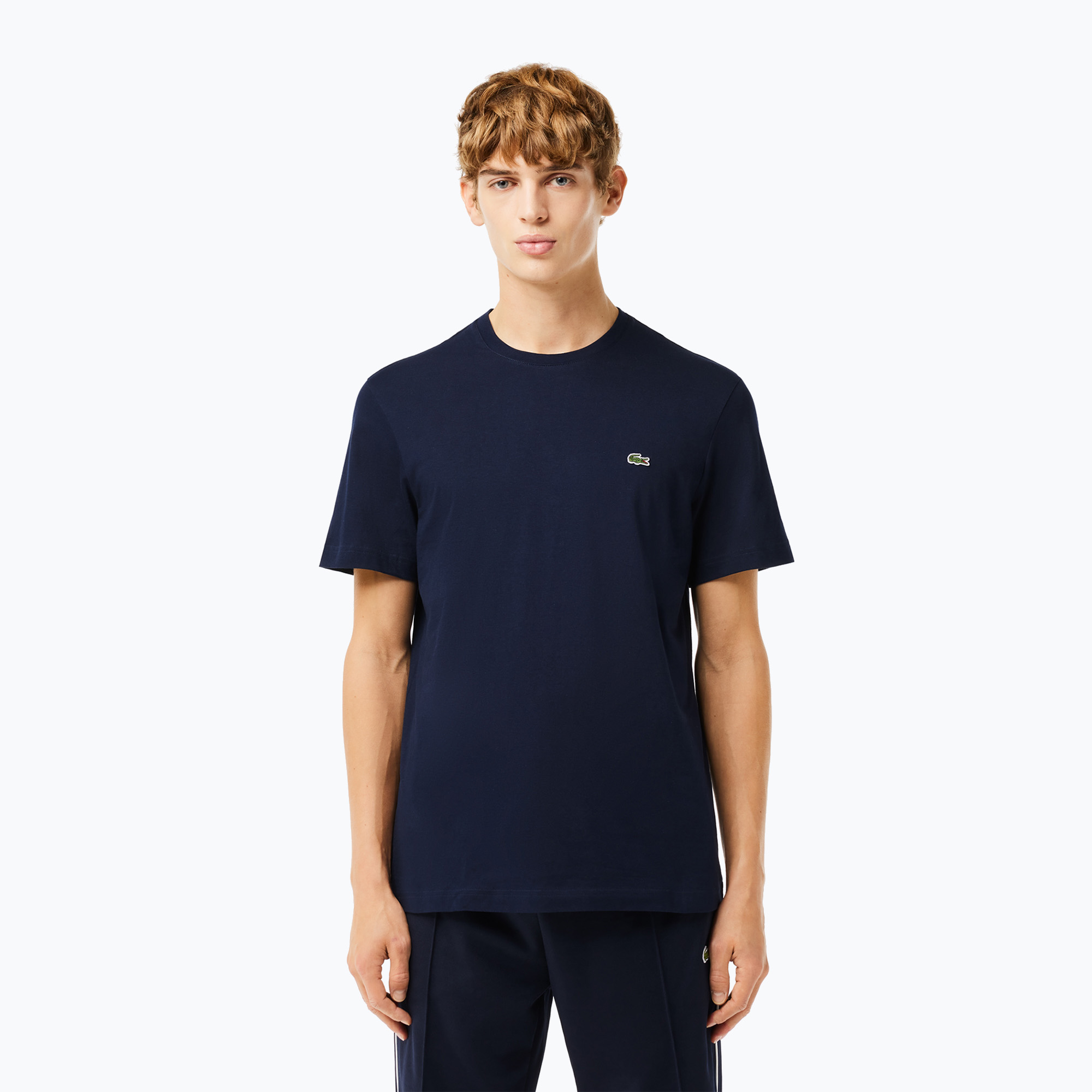 Pánske tričko Lacoste TH2038 navy blue (TH2038)