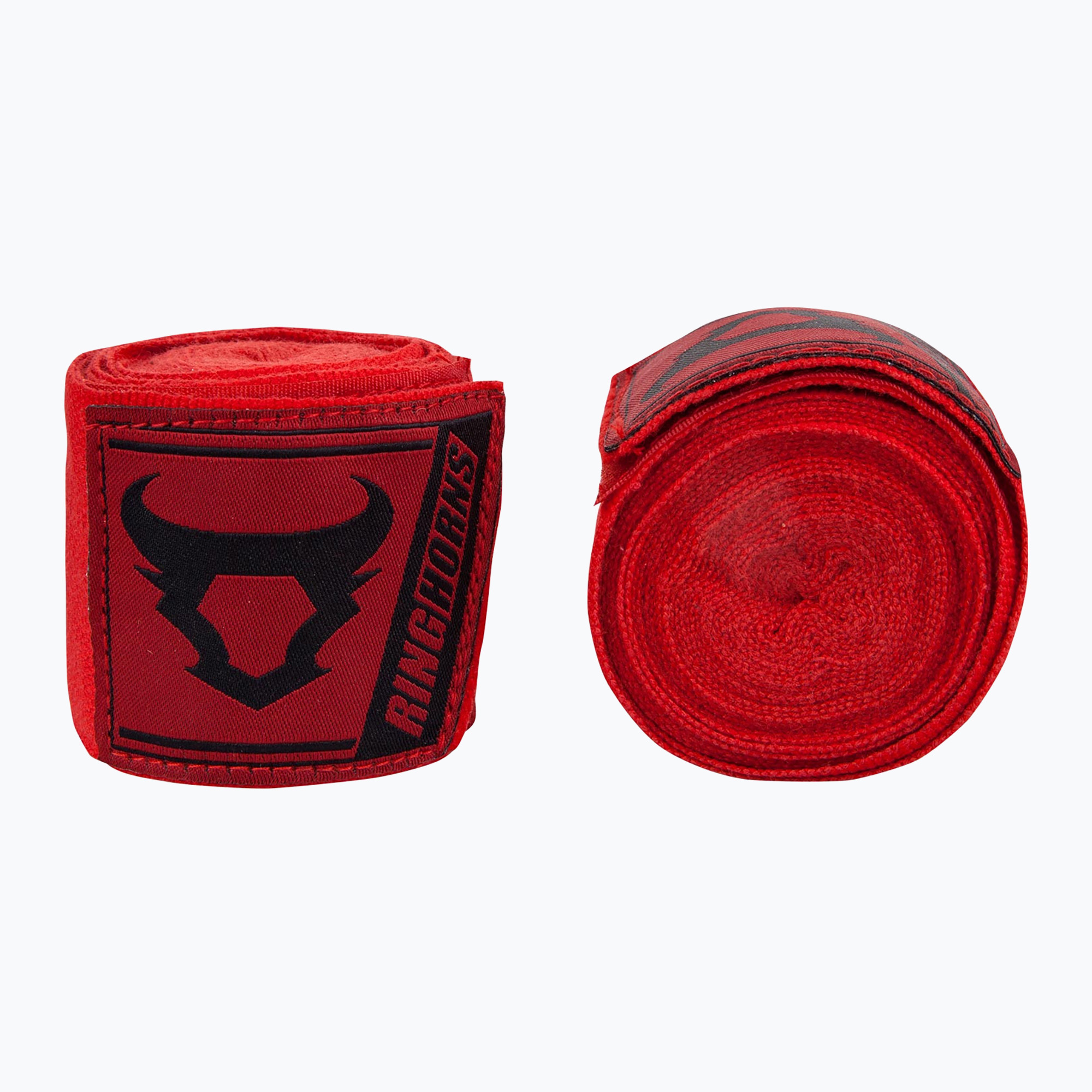 Boxerské bandáže Ringhorns Charger 250 cm červené (Charger RH-00017-003-2.5M)