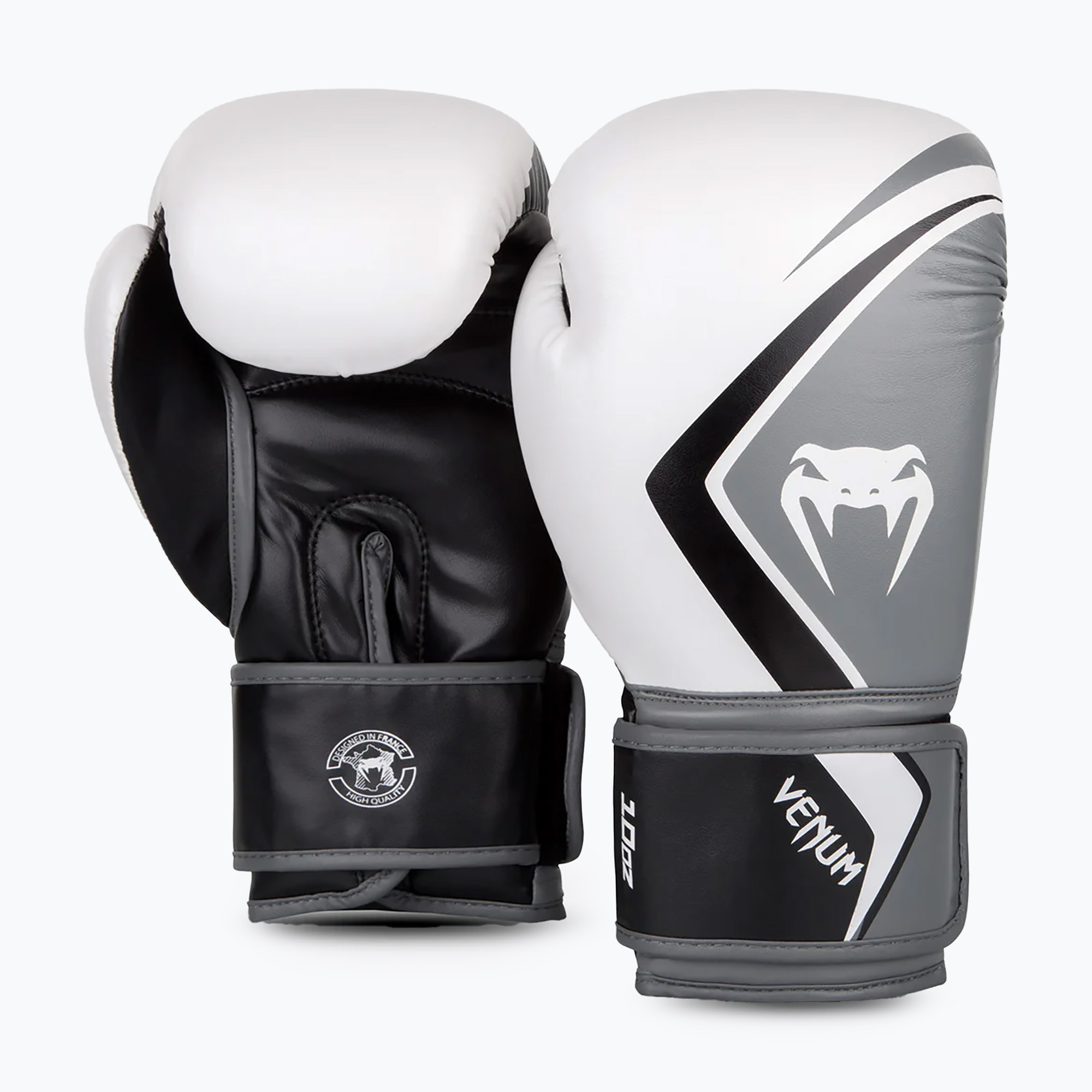 Boxerské rukavice Venum Contender 2.0 biela/sivá-čierna (Contender 2.0 VENUM-03540-521)