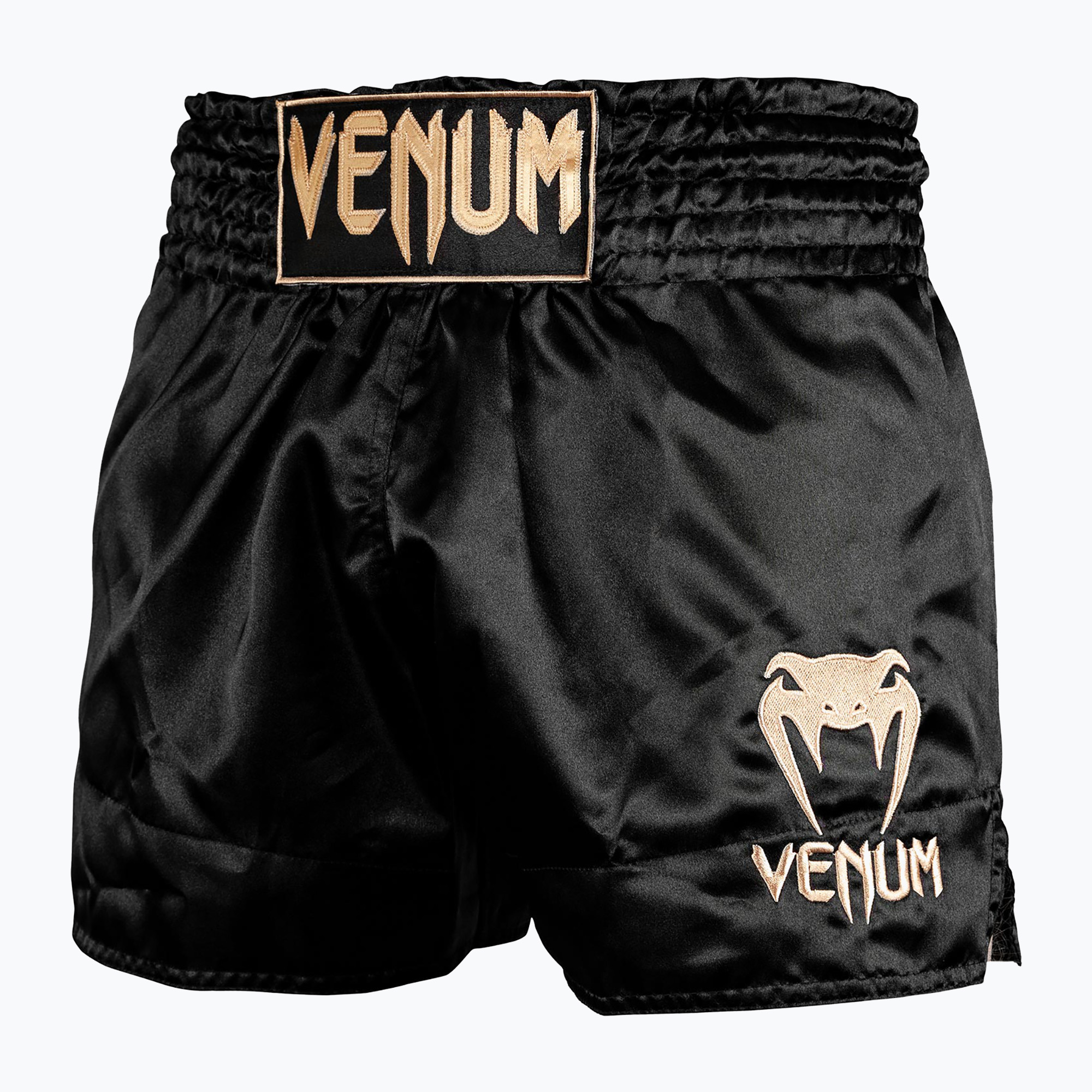 Pánske tréningové šortky Venum Classic Muay Thai black/gold (Classic Muay Thai VENUM-03813-126)