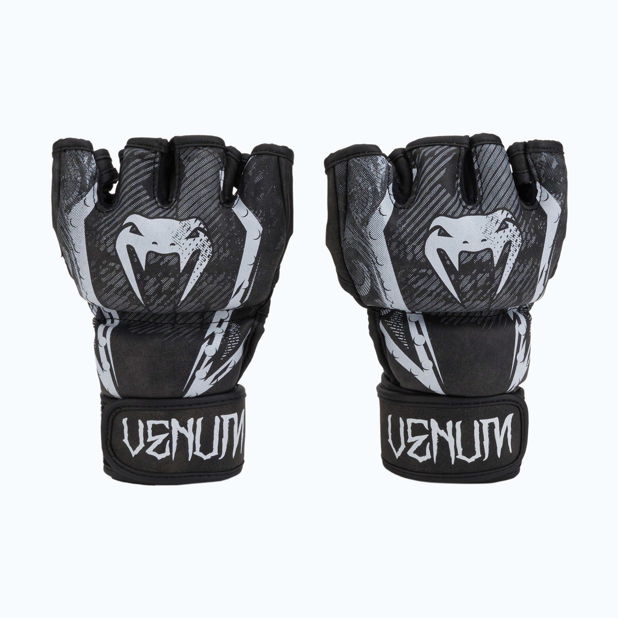 Venum GLDTR 4.0 pánske grapplingové rukavice čiernobiele VENUM-04166
